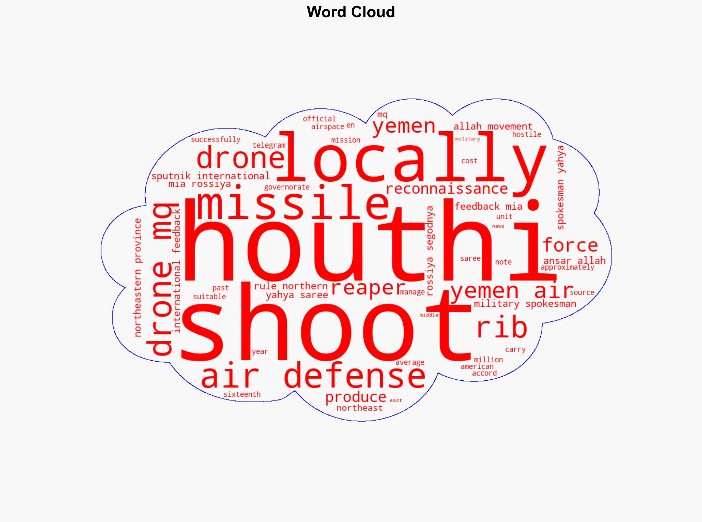 Houthis Say Shot Down US Drone MQ-9 Over Northeast Yemen With Locally Made Missile - Sputnikglobe.com - Image 1
