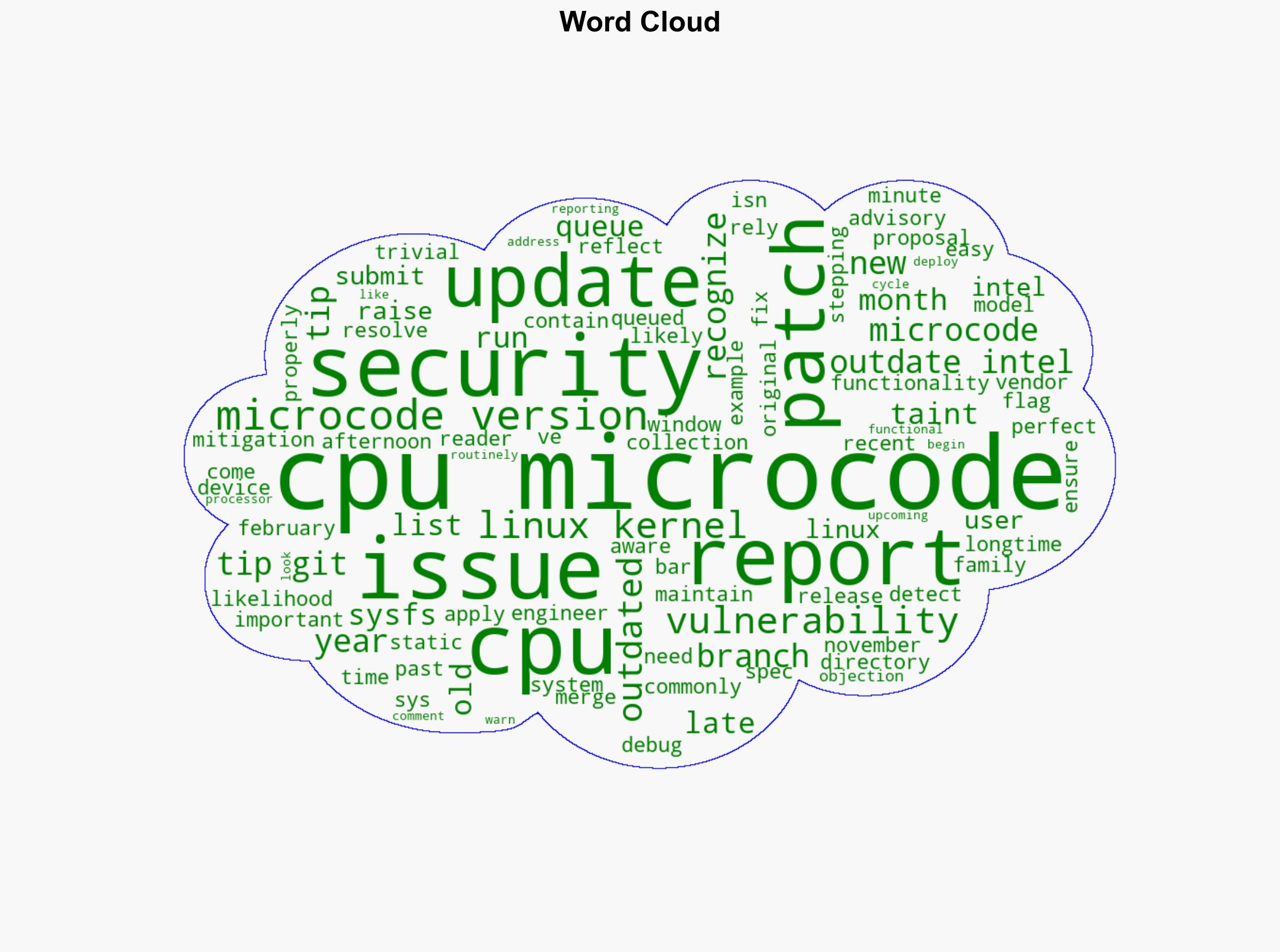 Linux Patch Queued To Report Outdated Intel CPU Microcode As A Vulnerability - Phoronix - Image 1