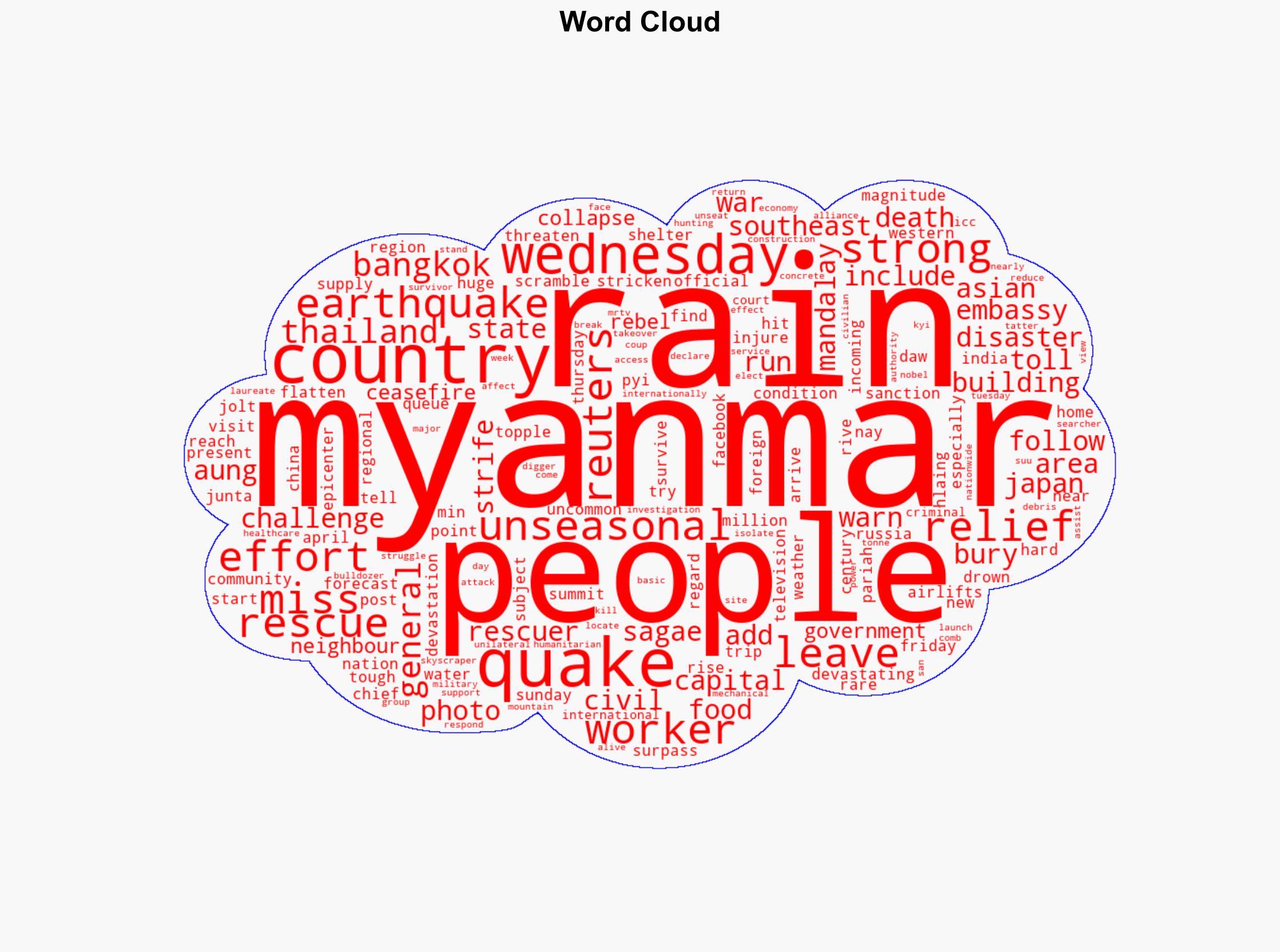 Myanmar earthquake toll crosses 3000 - Bangkok Post - Image 1