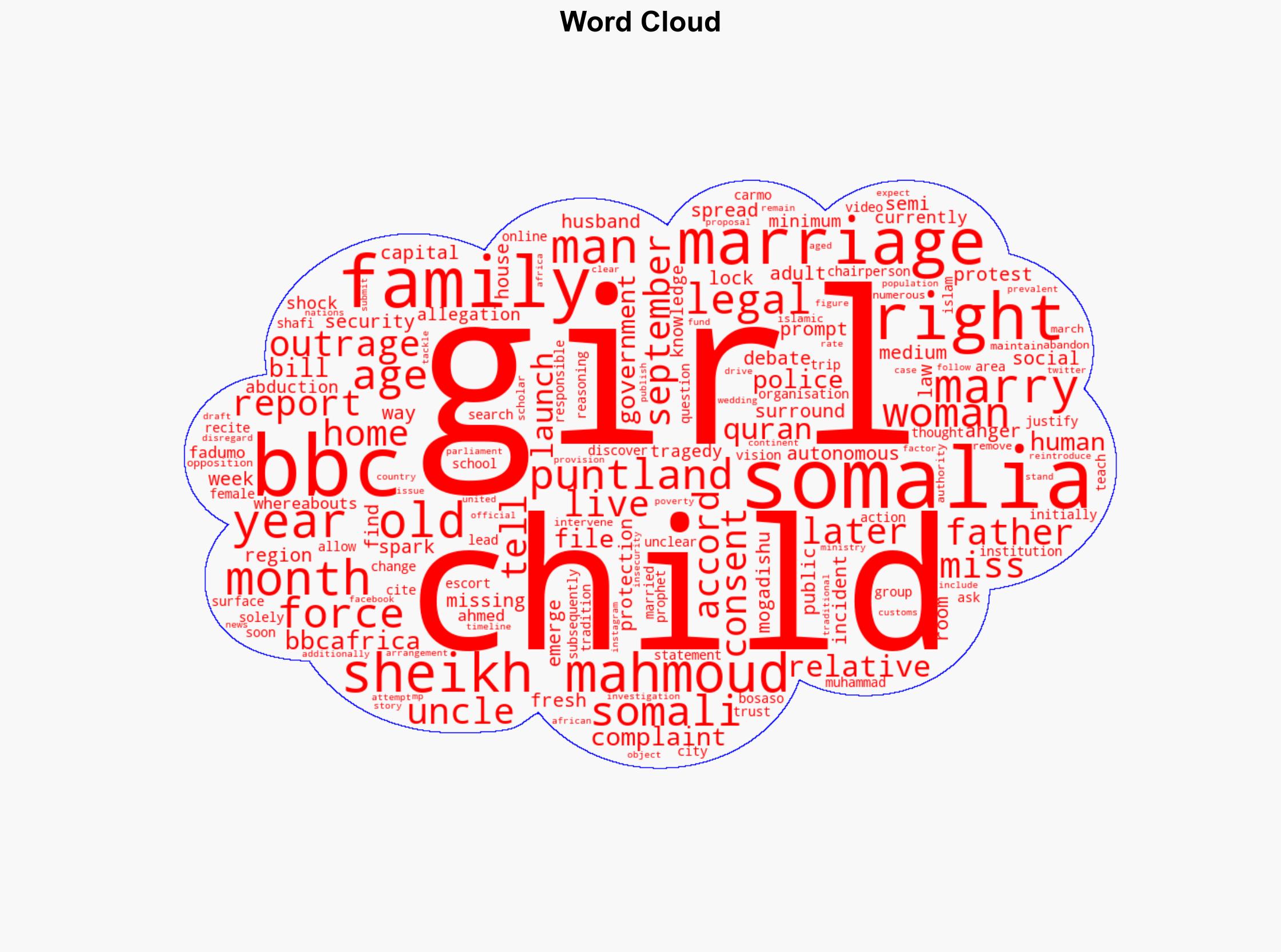 Outrage in Somalia after man says he married missing eight-year-old - BBC News - Image 1