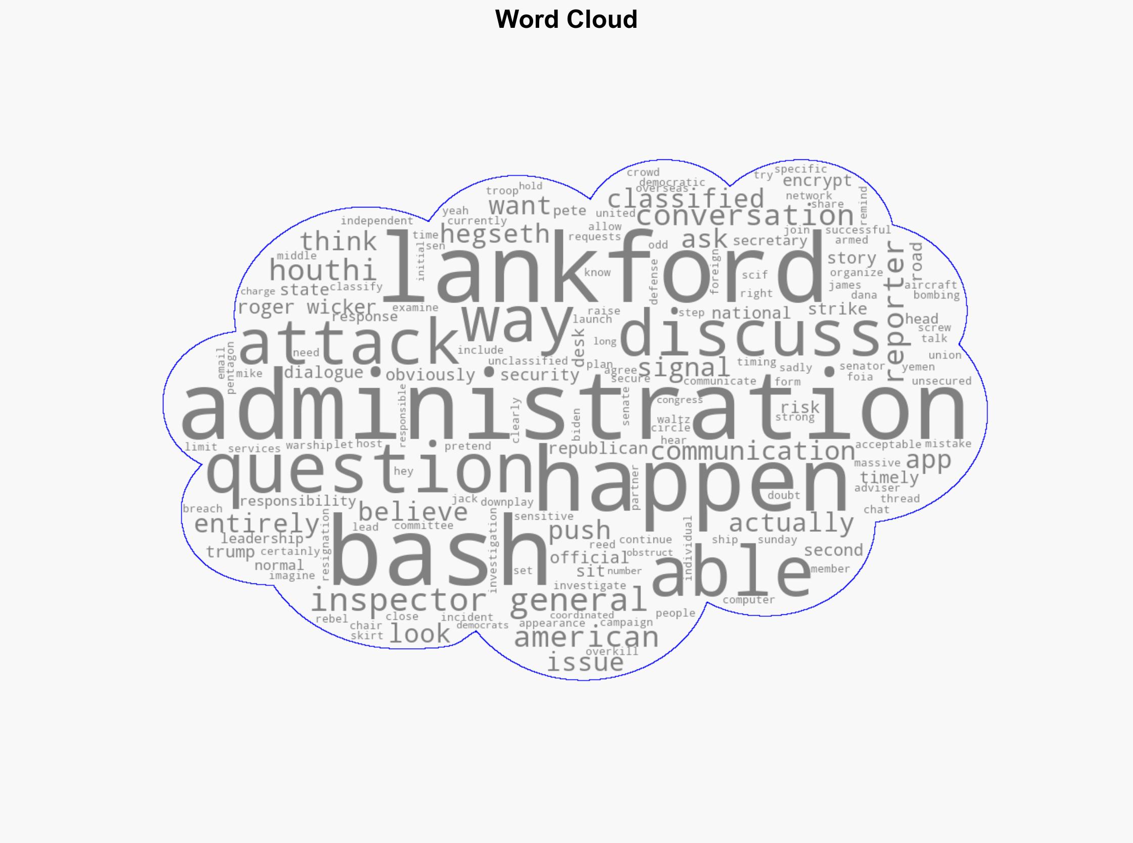 Sen Lankford Pretends Using Signal For Classified Info Is Business As Usual - Crooksandliars.com - Image 1