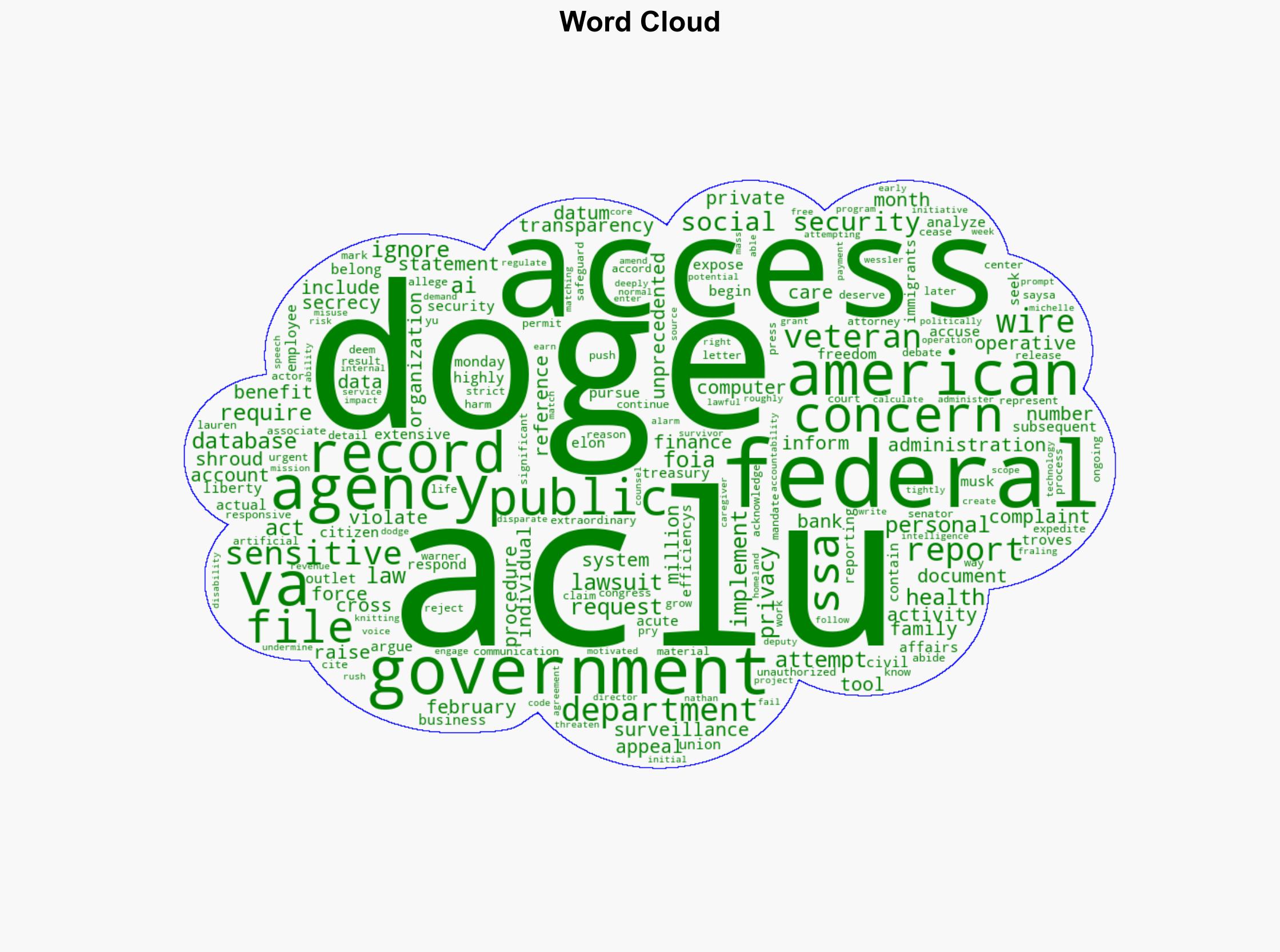 The ACLU Is Suing the Government to Get Access to DOGE Records - Wired - Image 1