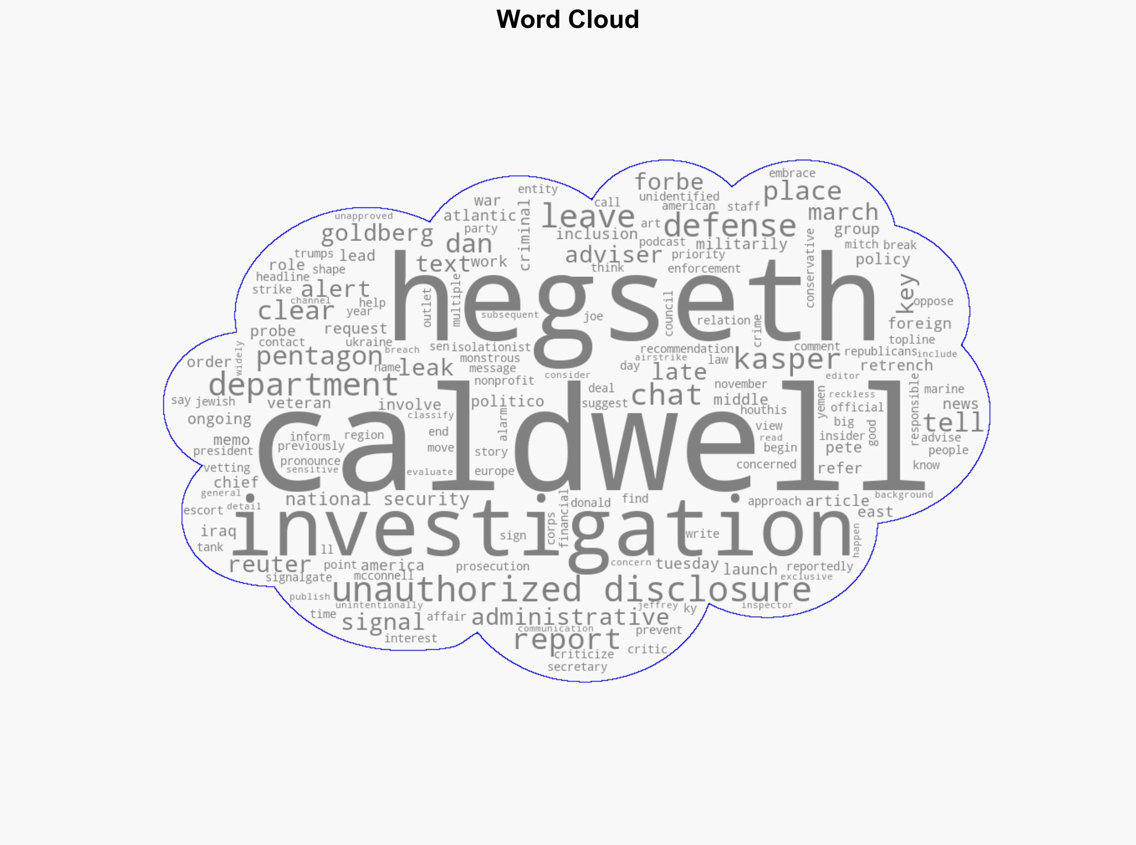 Top Hesgeth Advisor Placed On Leave Related To Alleged Leak What We Know - Forbes - Image 1