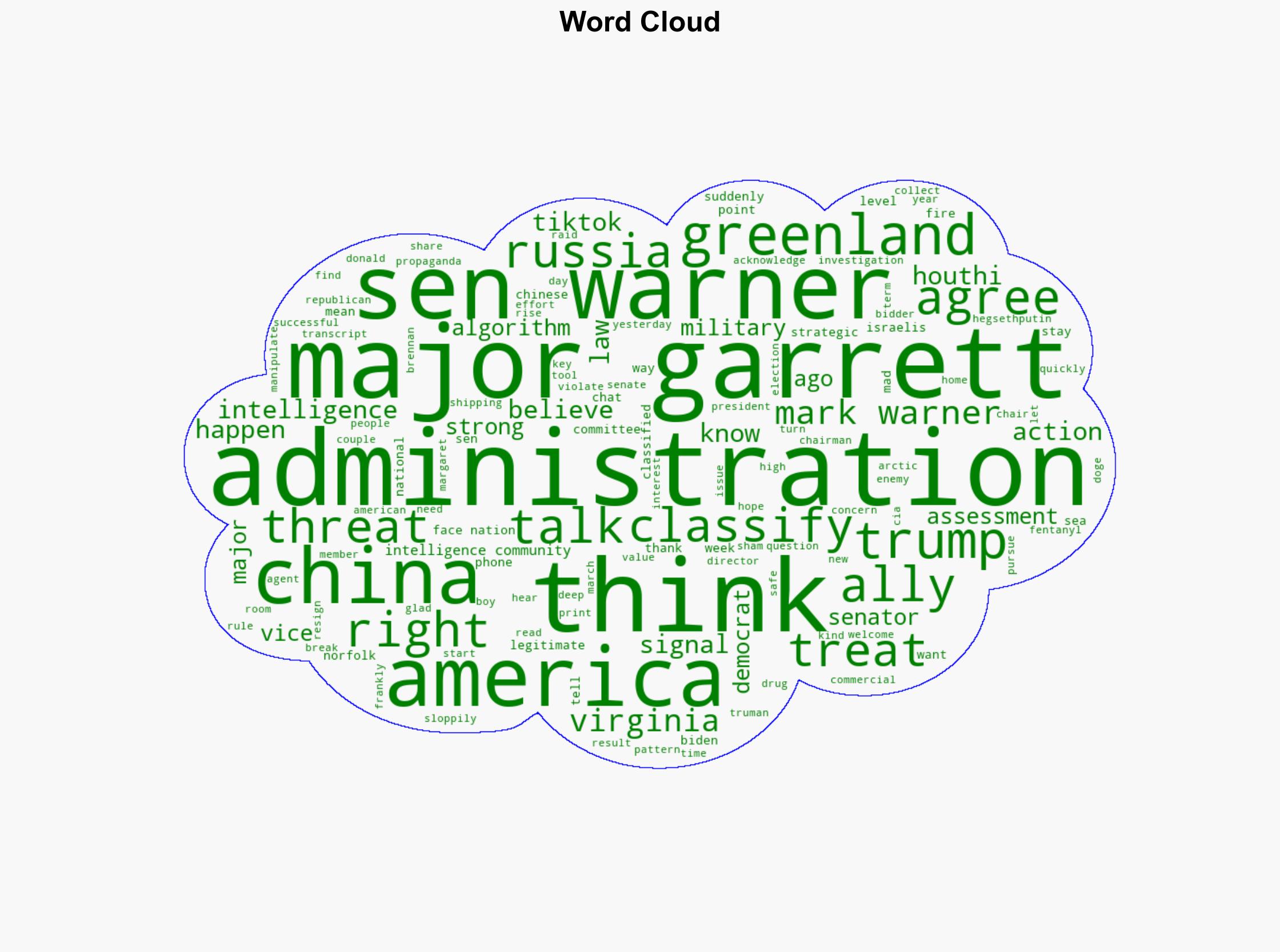 Transcript Sen Mark Warner on Face the Nation with Margaret Brennan March 30 2025 - CBS News - Image 1