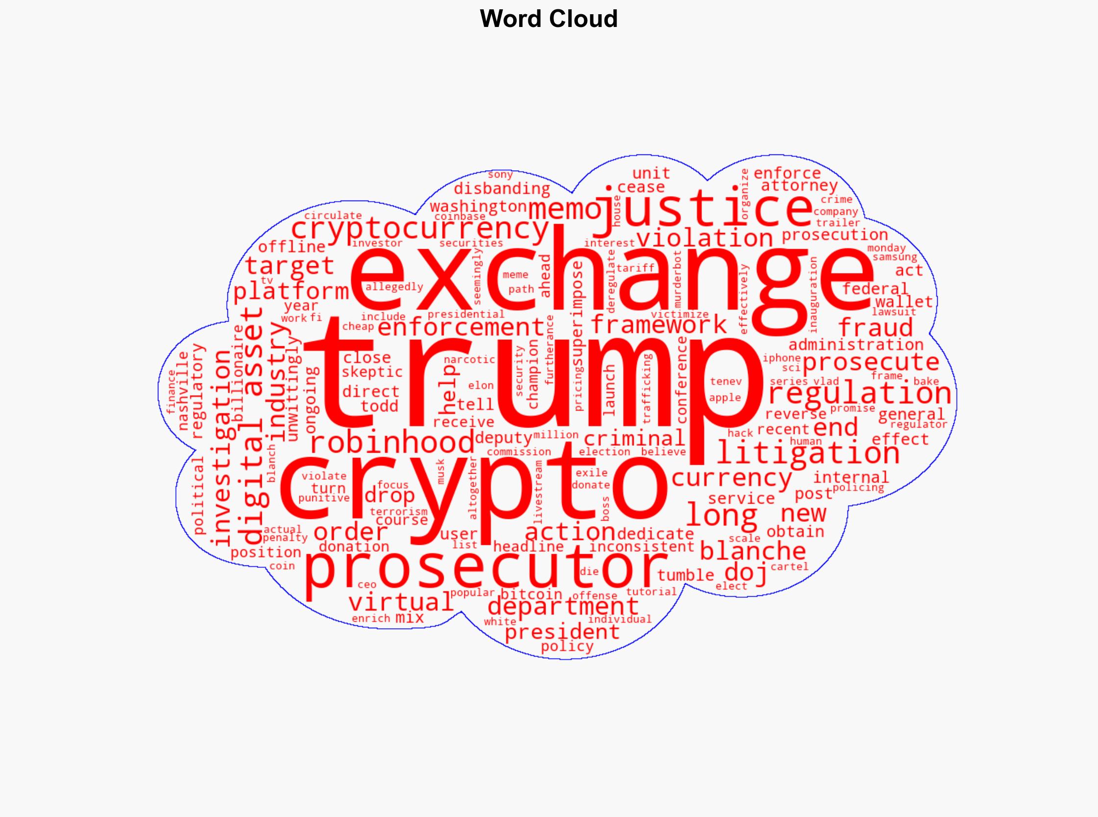 Trumps DOJ will no longer prosecute cryptocurrency fraud - The Verge - Image 1