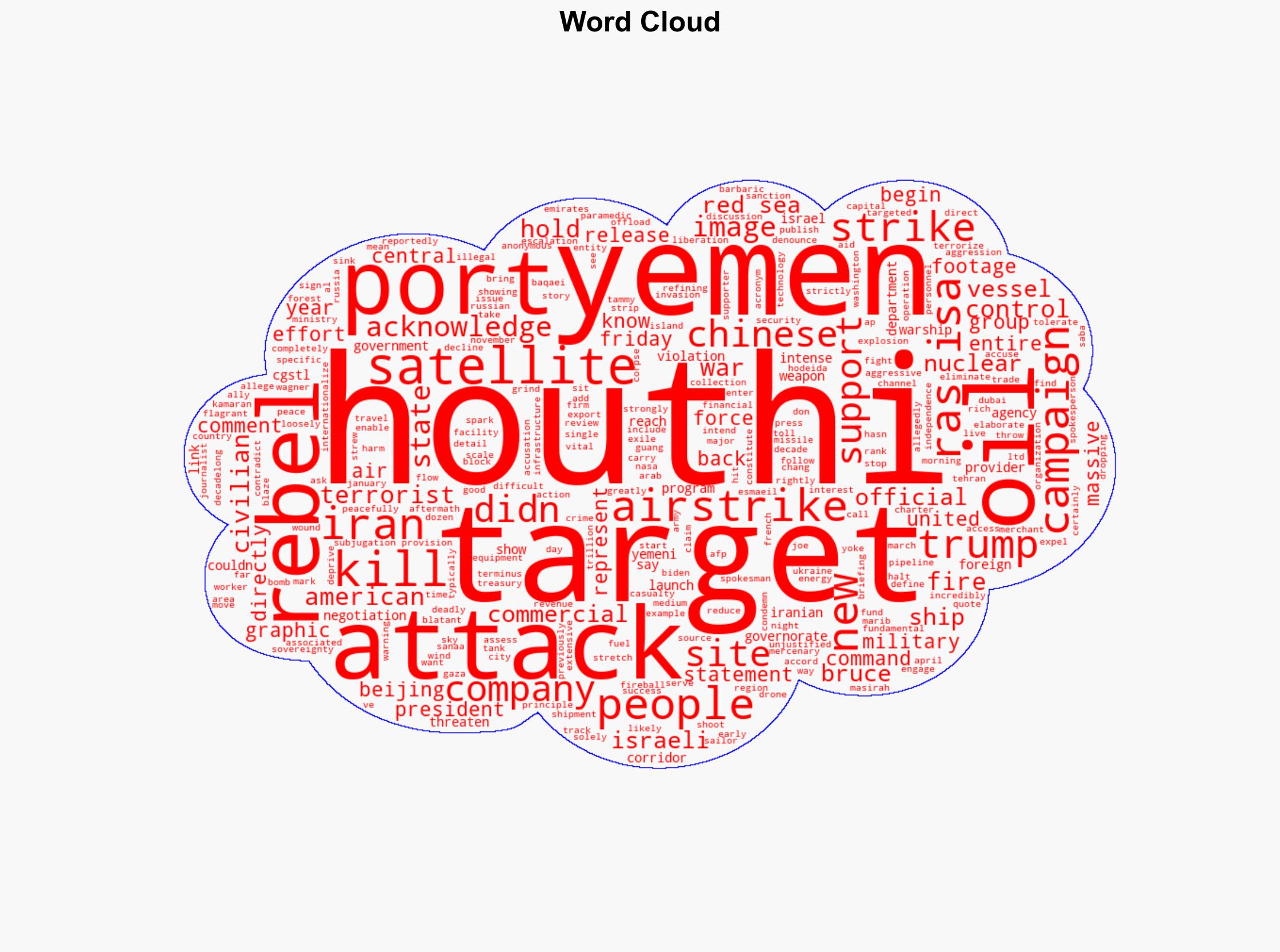 US strikes on oil port held by Yemen's Houthi rebels kill dozens they say - CBS News - Image 1