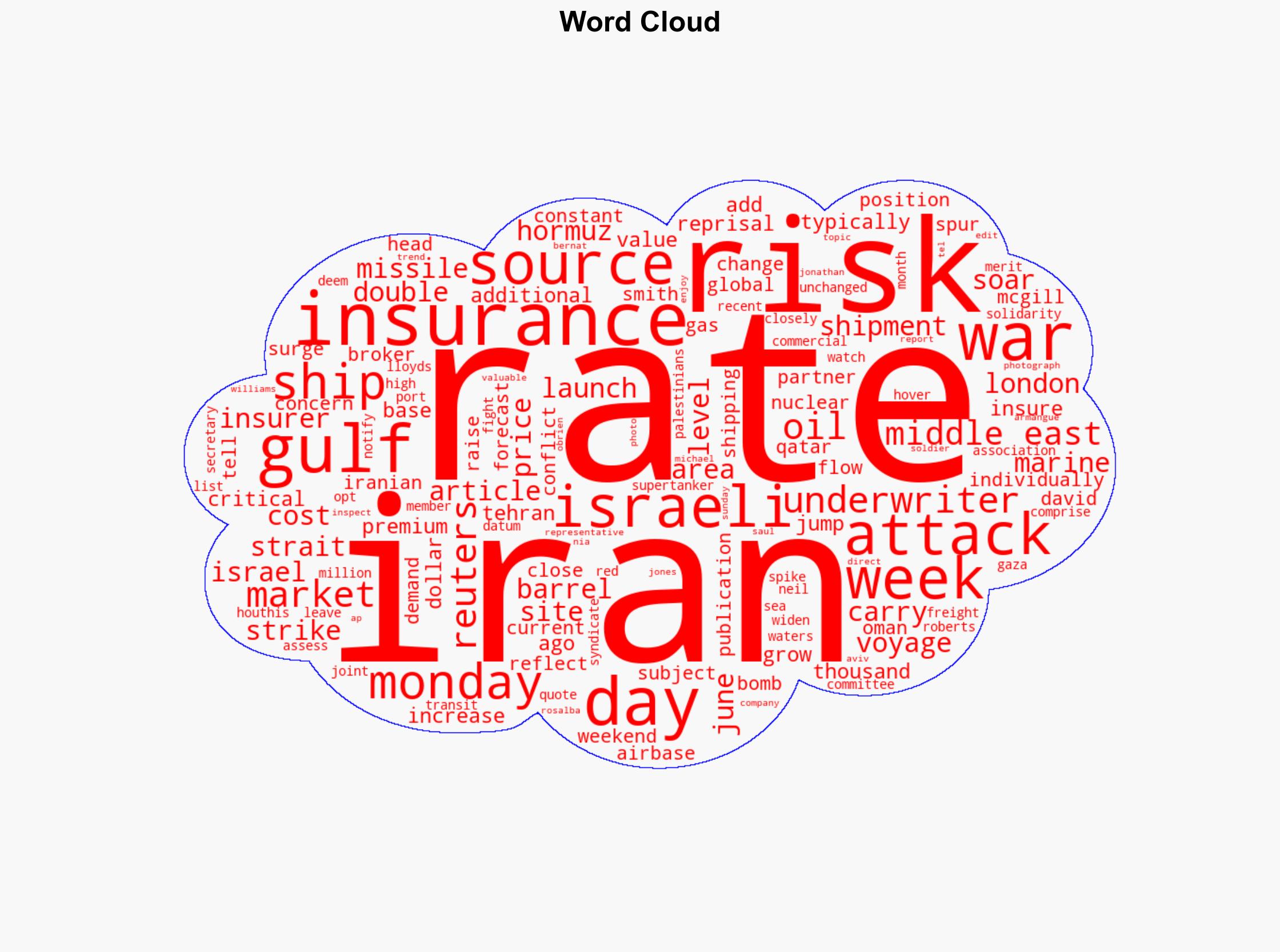 Escalating Hormuz Tensions Drive Up Middle East War Risk Insurance Costs Sources - Insurance Journal - Image 1