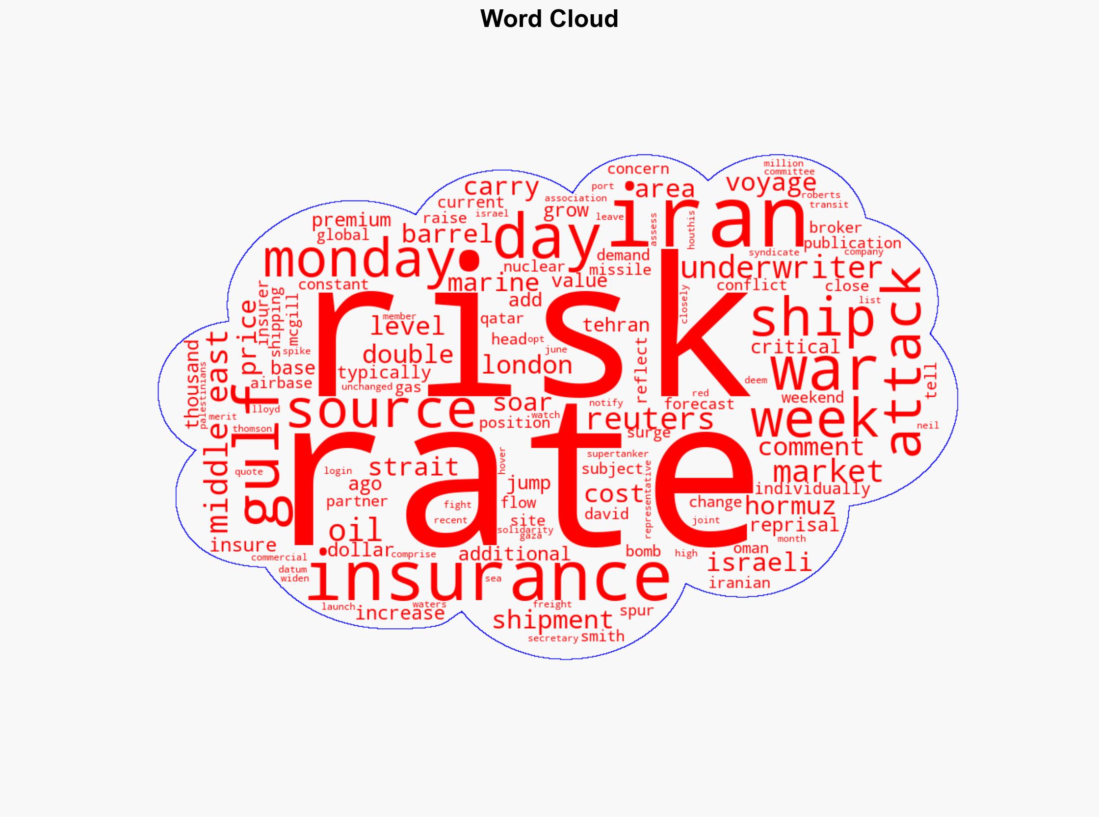 Escalating Hormuz tensions drive up Middle East war risk insurance costs sources say - Japan Today - Image 1
