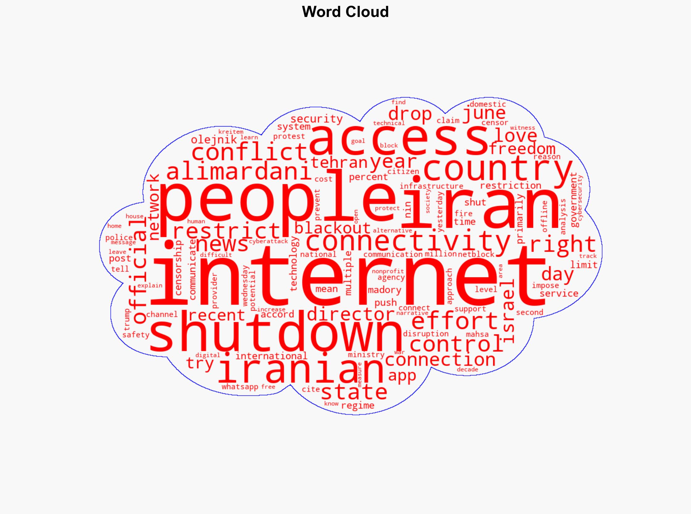 Irans Internet Blackout Adds New Dangers for Civilians Amid Israeli Bombings - Wired - Image 1