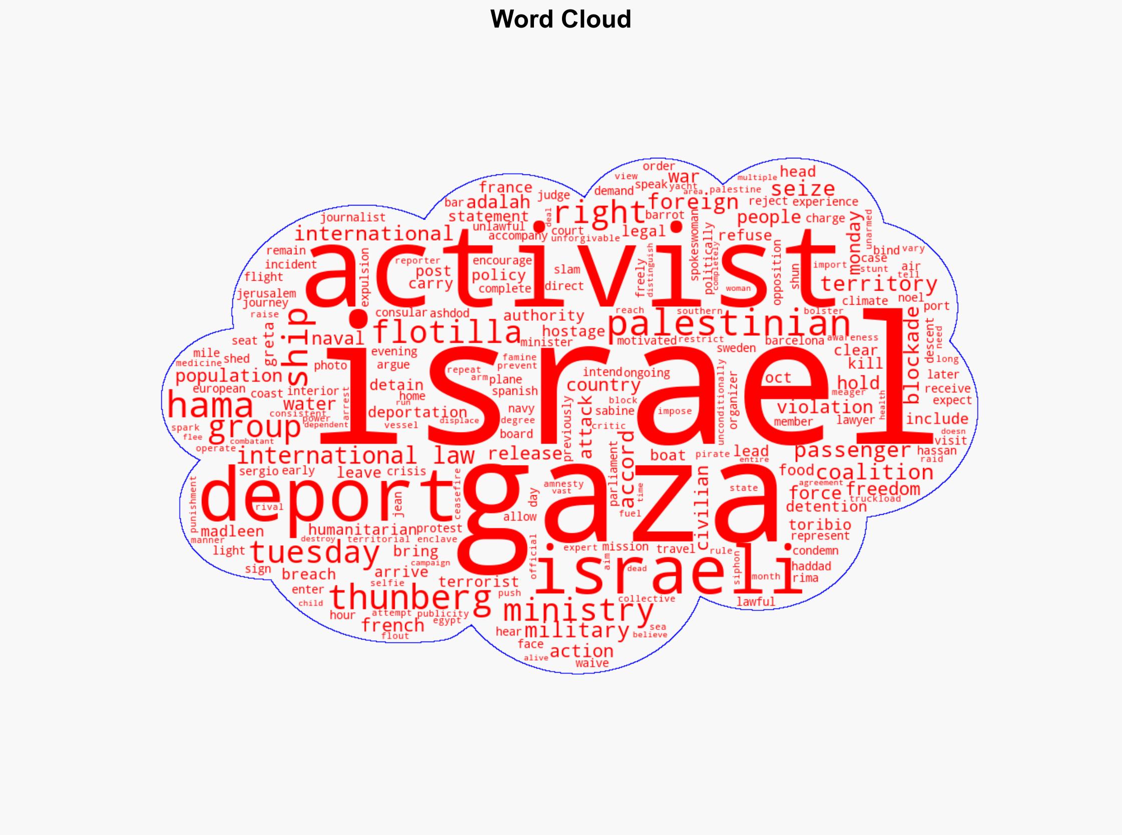Israel deports activist Greta Thunberg after seizing Gaza protest ship - CBS News - Image 1