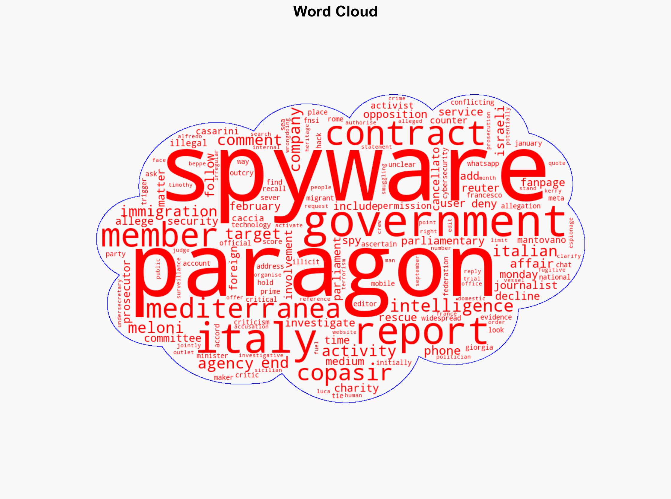 Italy and Israeli Paragon part ways after spyware affair - CNA - Image 1