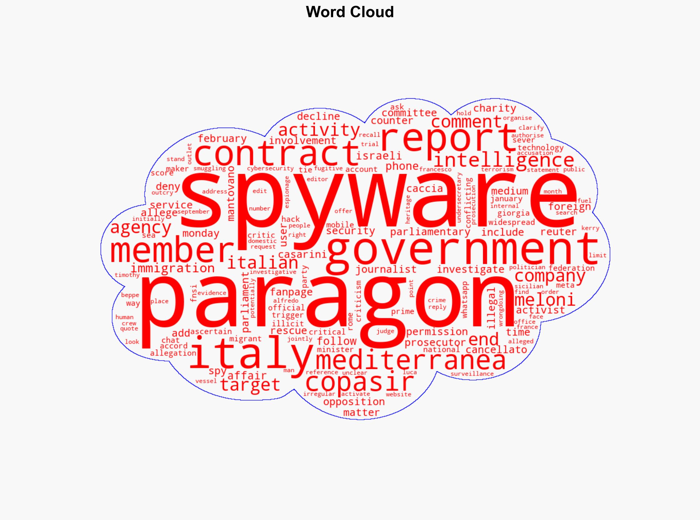 Italy has ended spyware contract with Paragon parliamentary document shows - CNA - Image 1