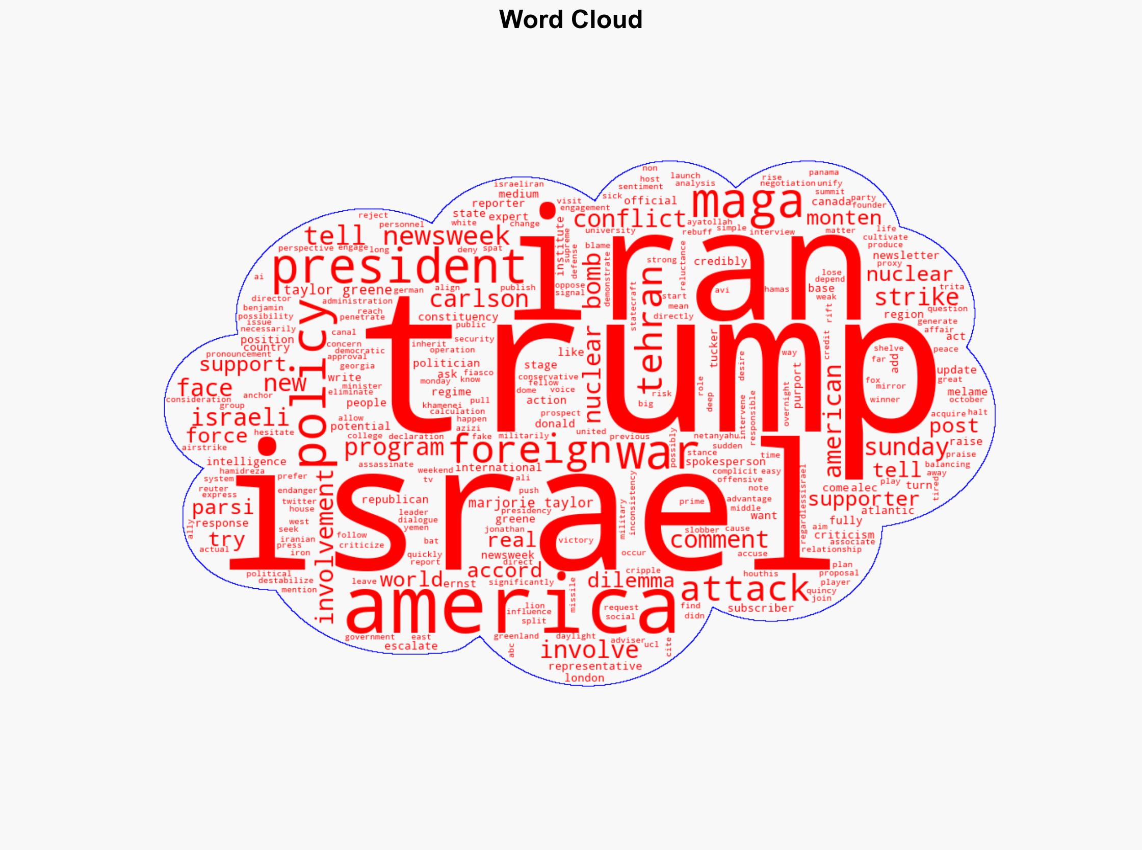 MAGA Splitting Over Israel's Strikes on Iran Poses 'Dilemma' for Trump - Newsweek - Image 1