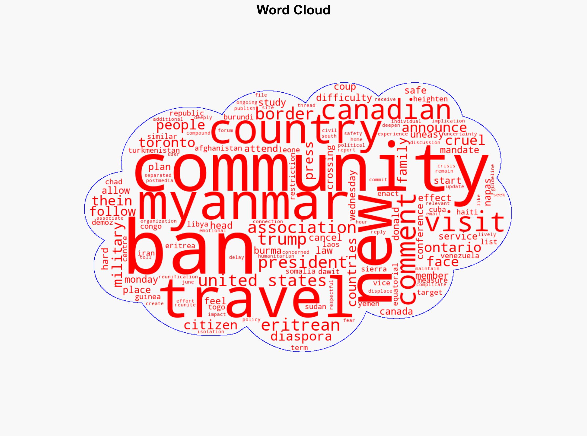New US travel ban is cruel Myanmar community association says - Financial Post - Image 1