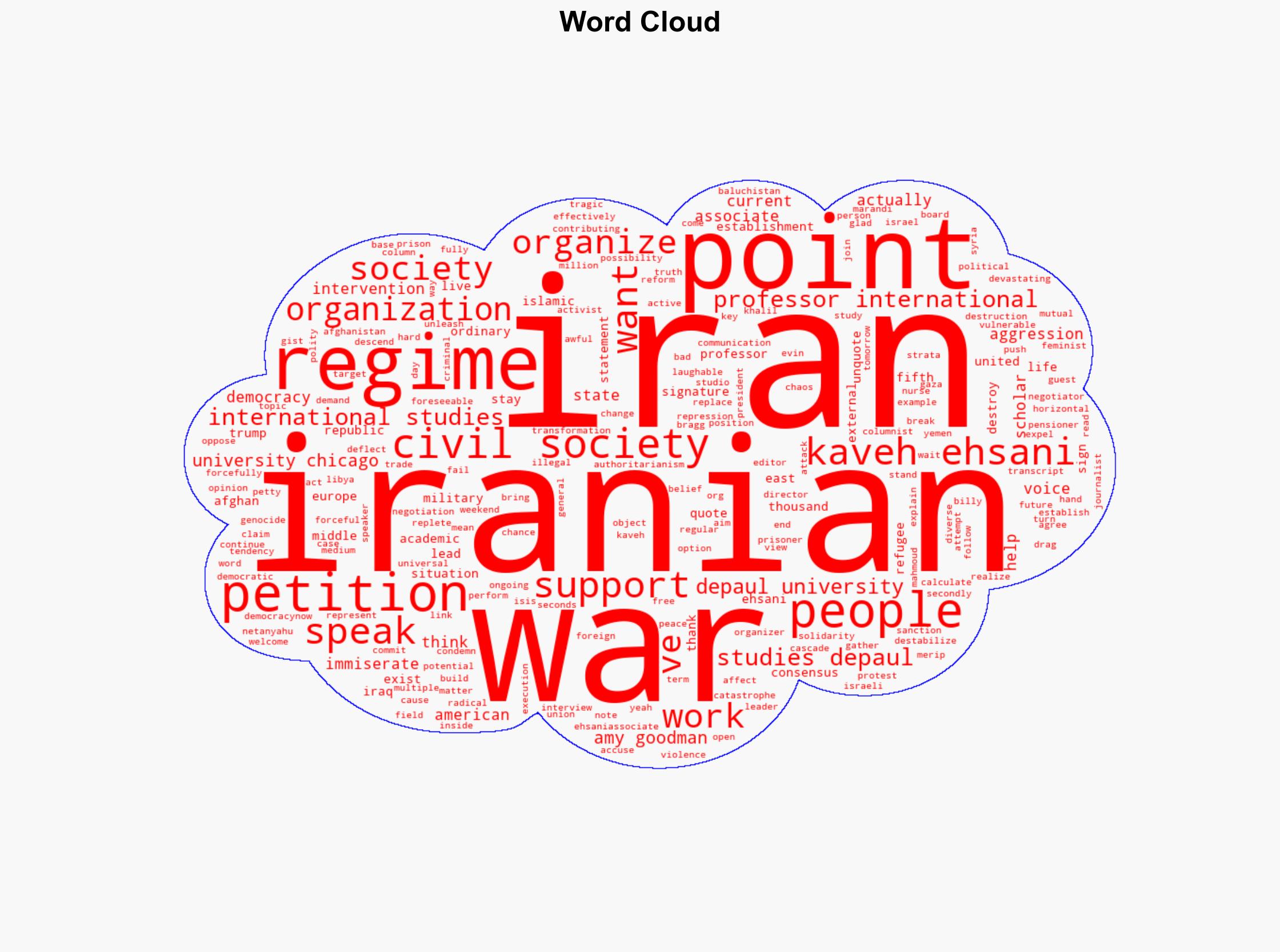Stop the War on Iran 1000 Sign Petition Saying Iran War Deflects Attention from Gaza Genocide - Democracy Now! - Image 1