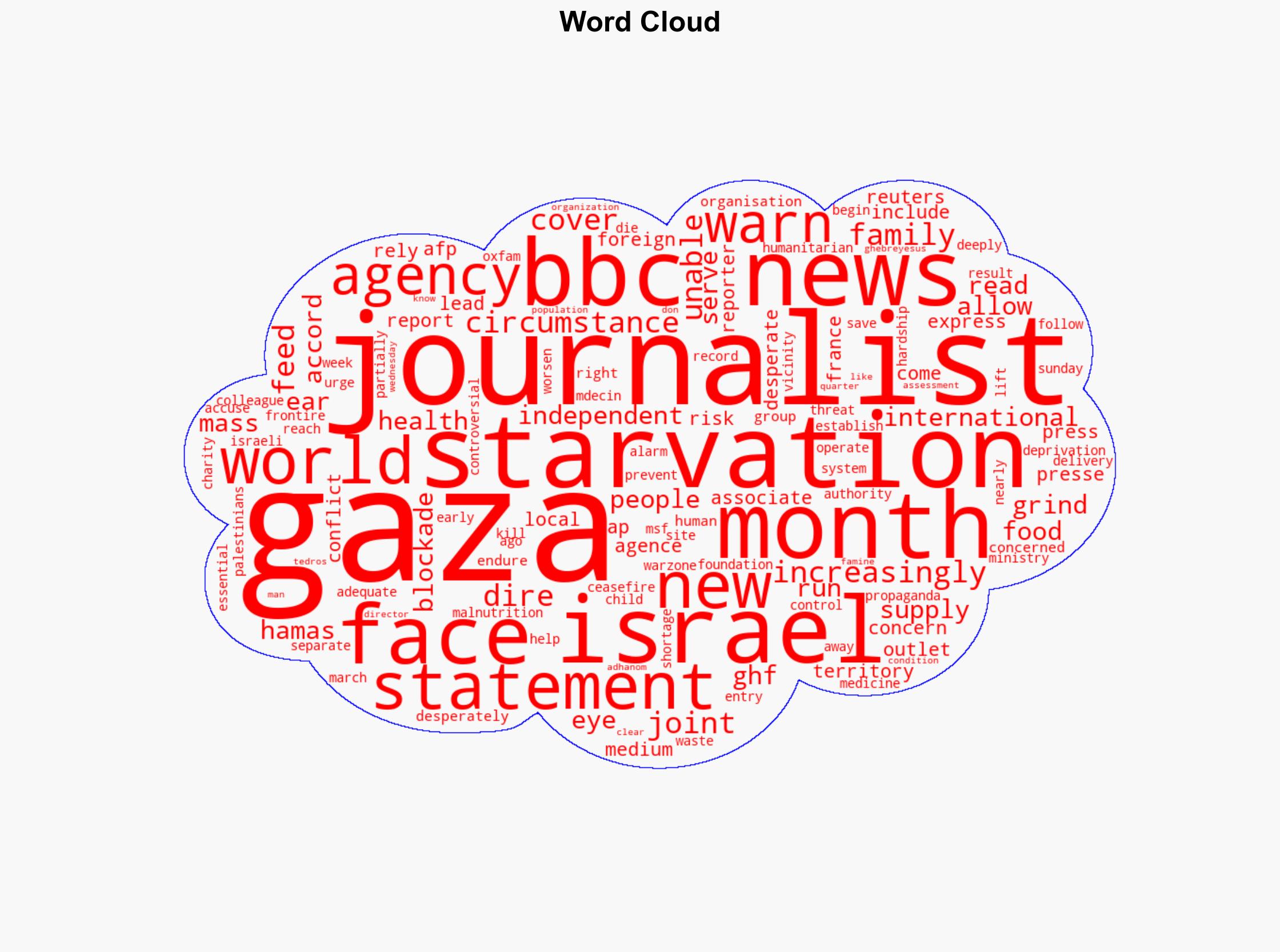 BBC and news agencies warn journalists in Gaza at risk of starvation - BBC News - Image 1