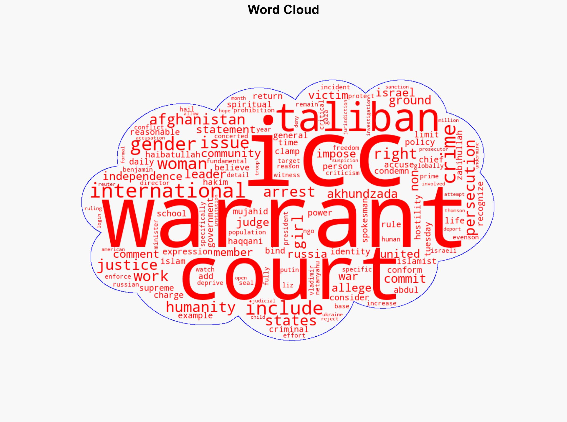 ICC issues arrest warrants for Taliban leaders over persecution of women - Japan Today - Image 1