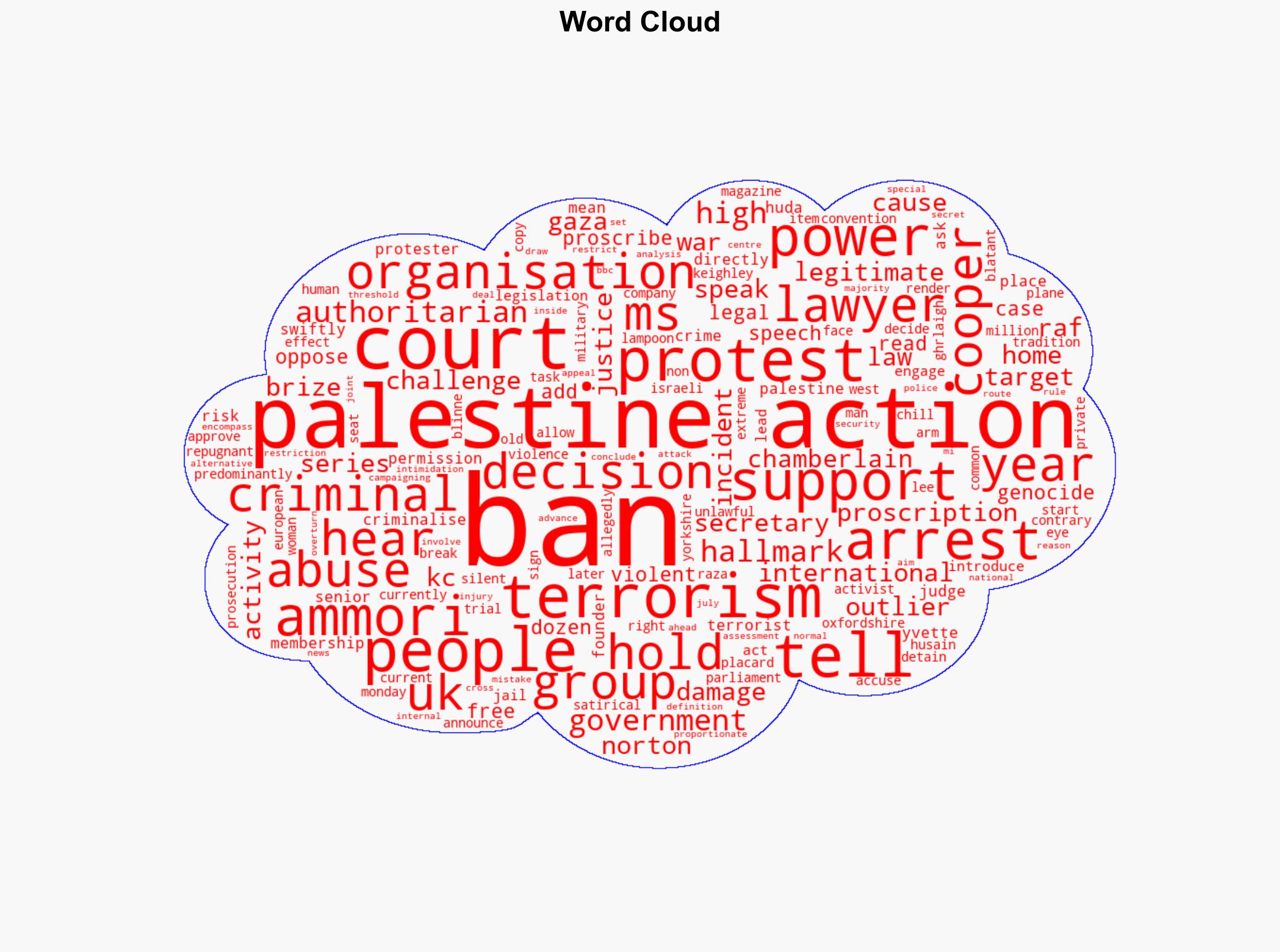 Palestine Action ban 'abuse of power' court told - BBC News - Image 1