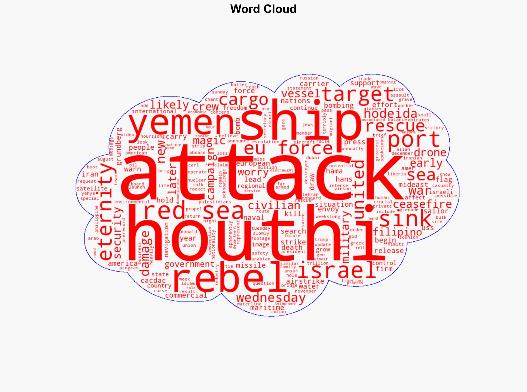 Rescuers search for survivors after Houthi attack on cargo ship in the Red Sea - ABC News - Image 1