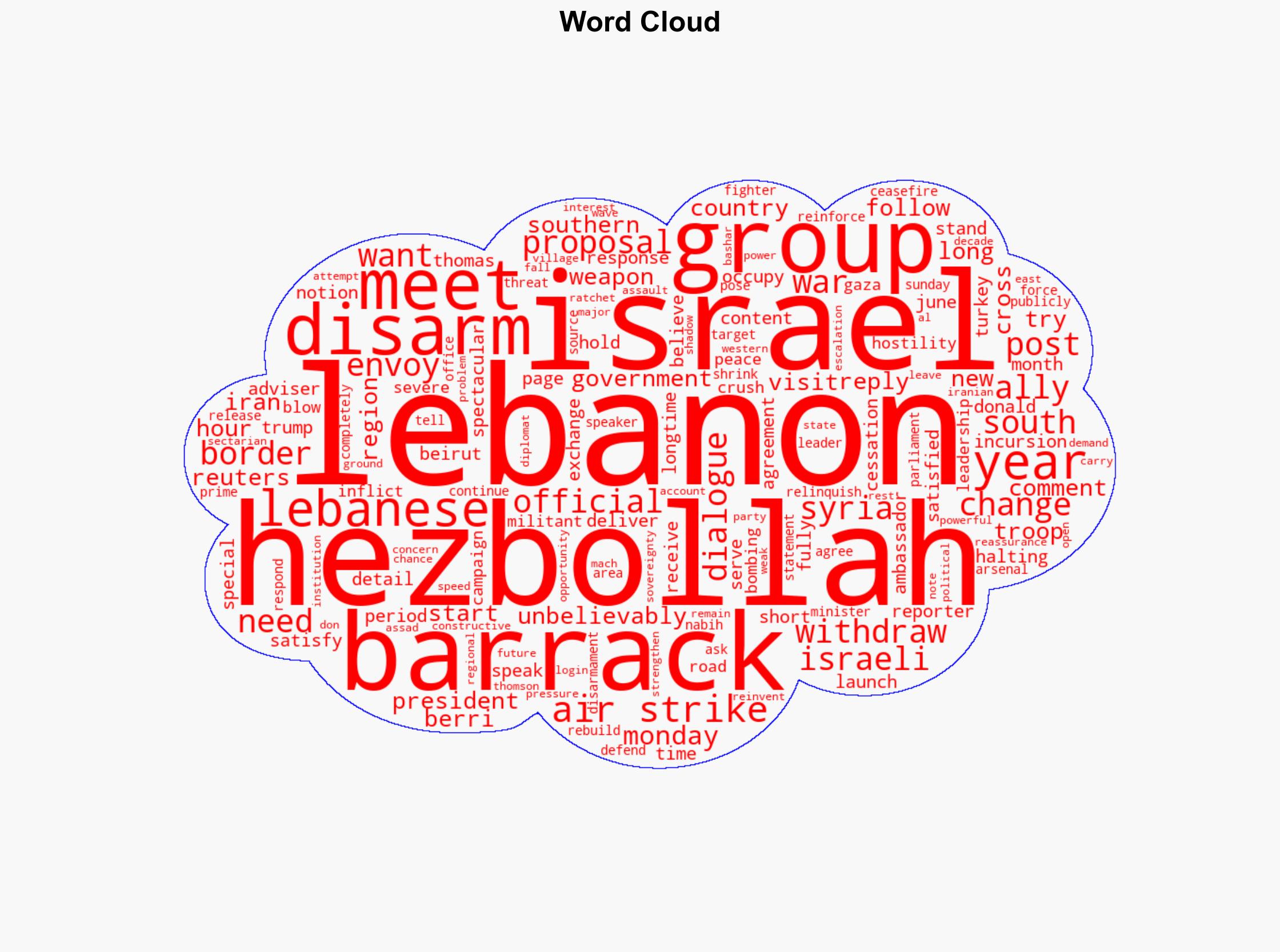 US 'unbelievably satisfied' with Lebanon reply to proposal on disarming Hezbollah - Japan Today - Image 1