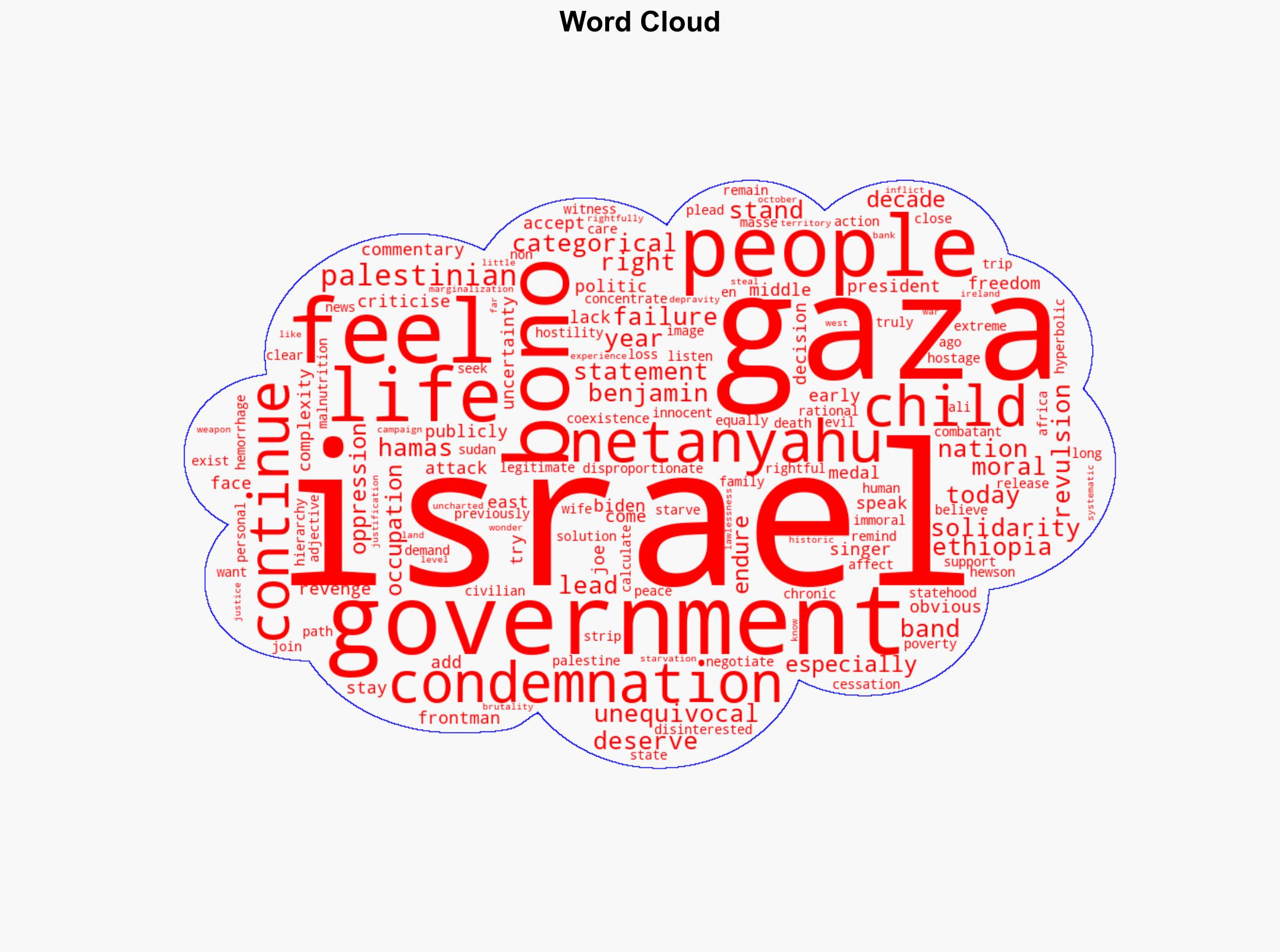 Bono says he feels 'revulsion' for moral failure in Gaza - RTE - Image 1