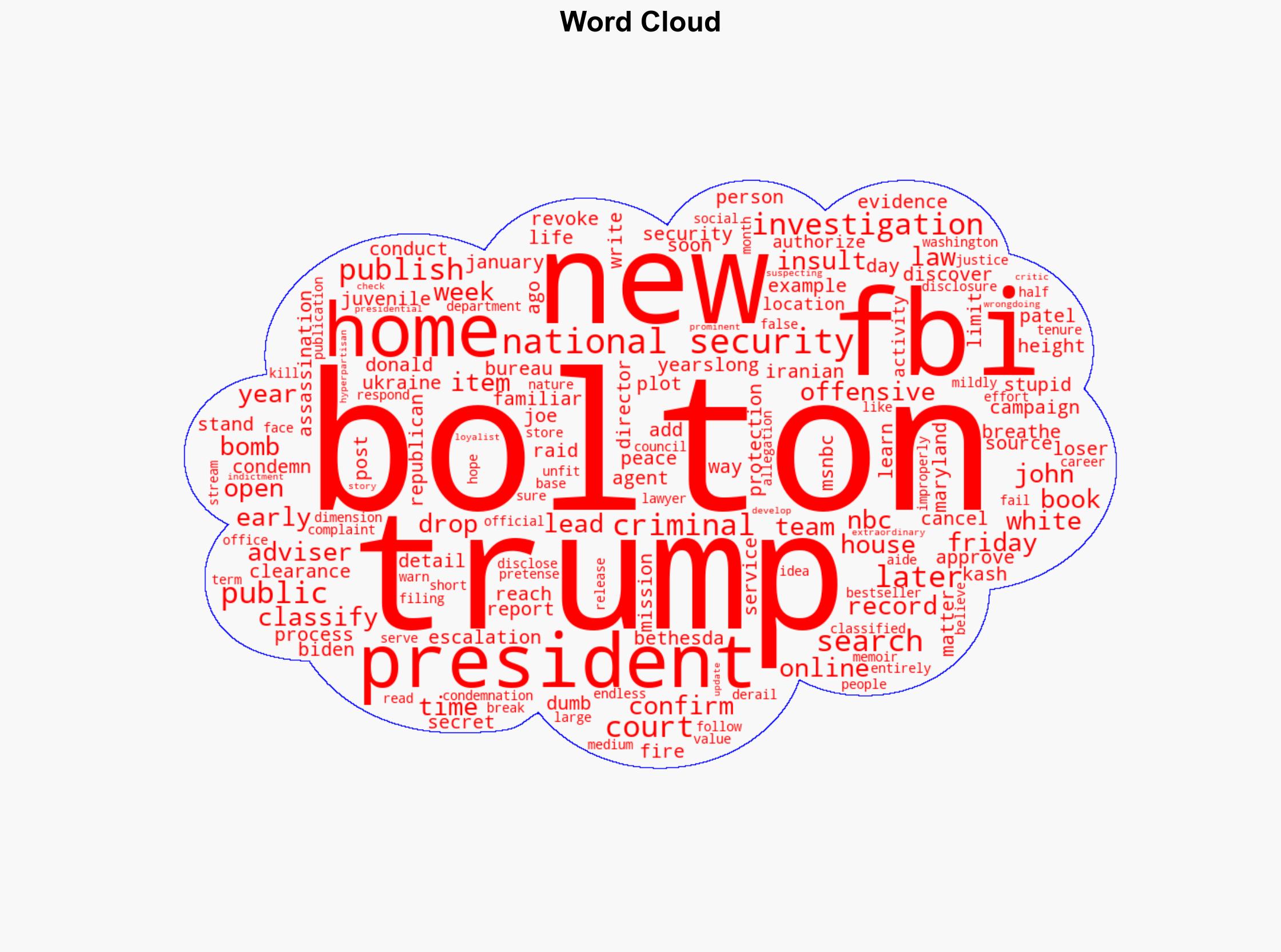 FBI raids home of former national security advisor John Bolton a frequent Trump target - MSNBC - Image 1