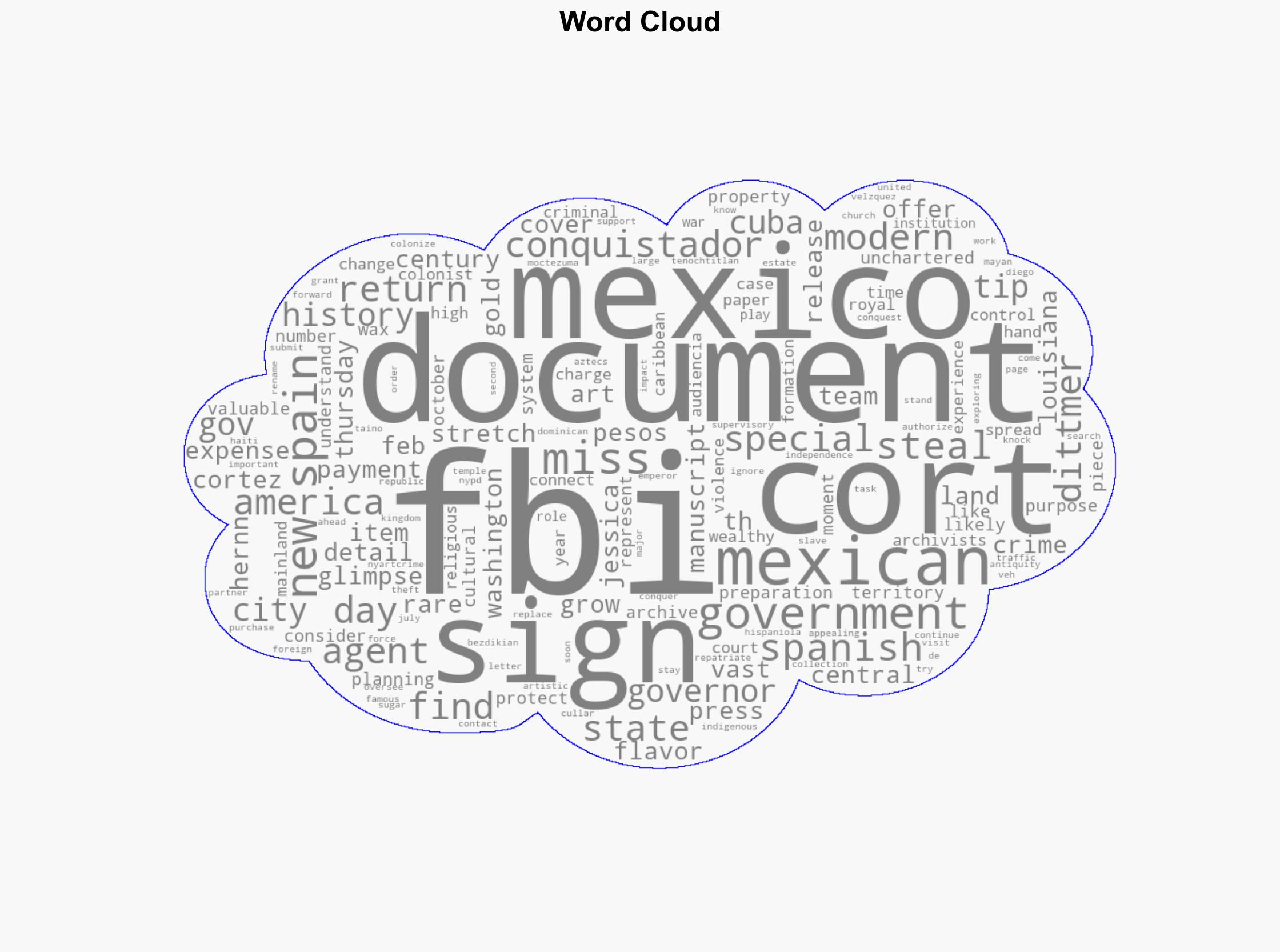 FBI returns missing 16th-century document signed by conquistador Corts to Mexico - NBC News - Image 1