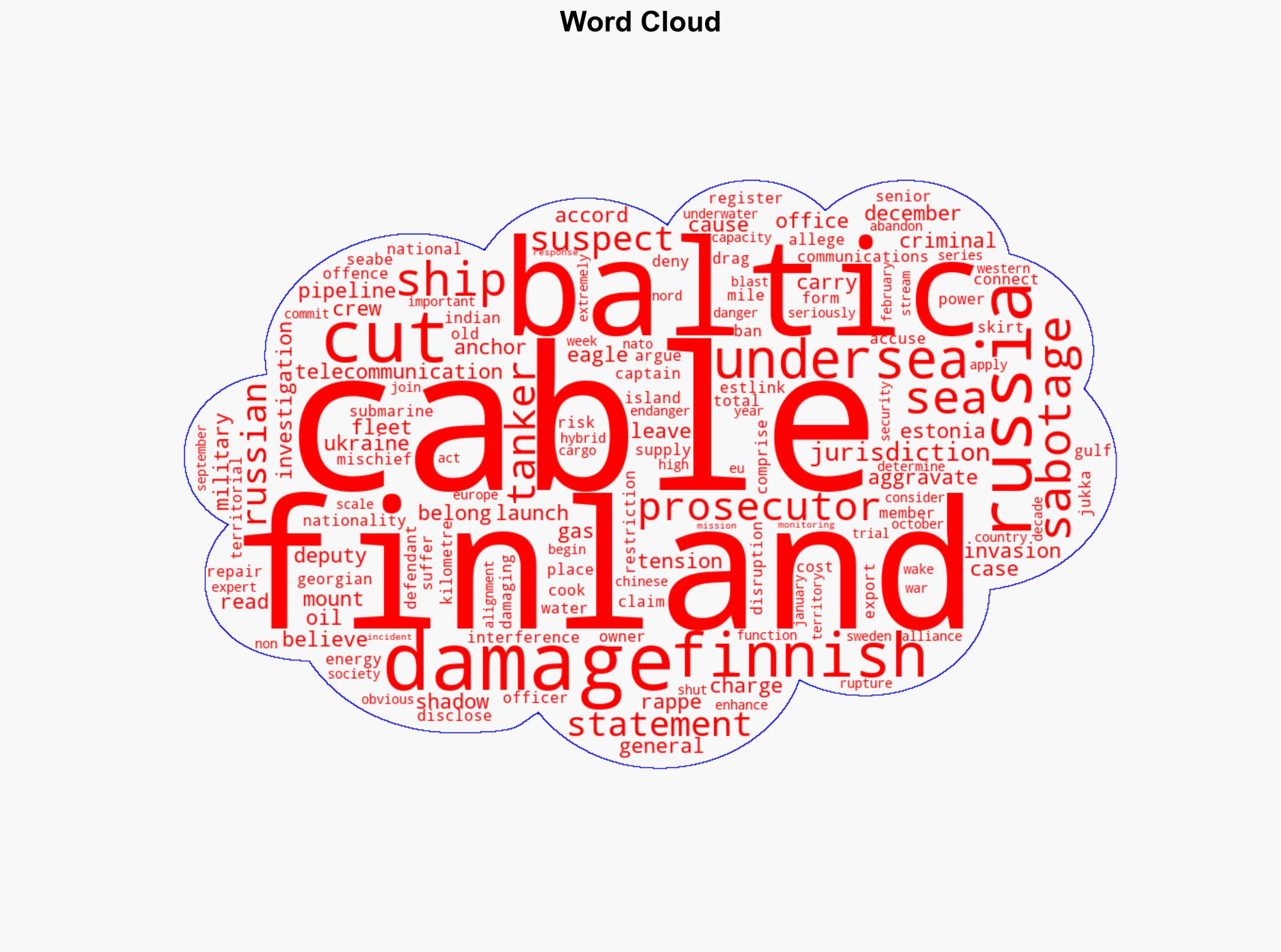 Finland charges ship captain over Baltic cable sabotage - RTE - Image 1