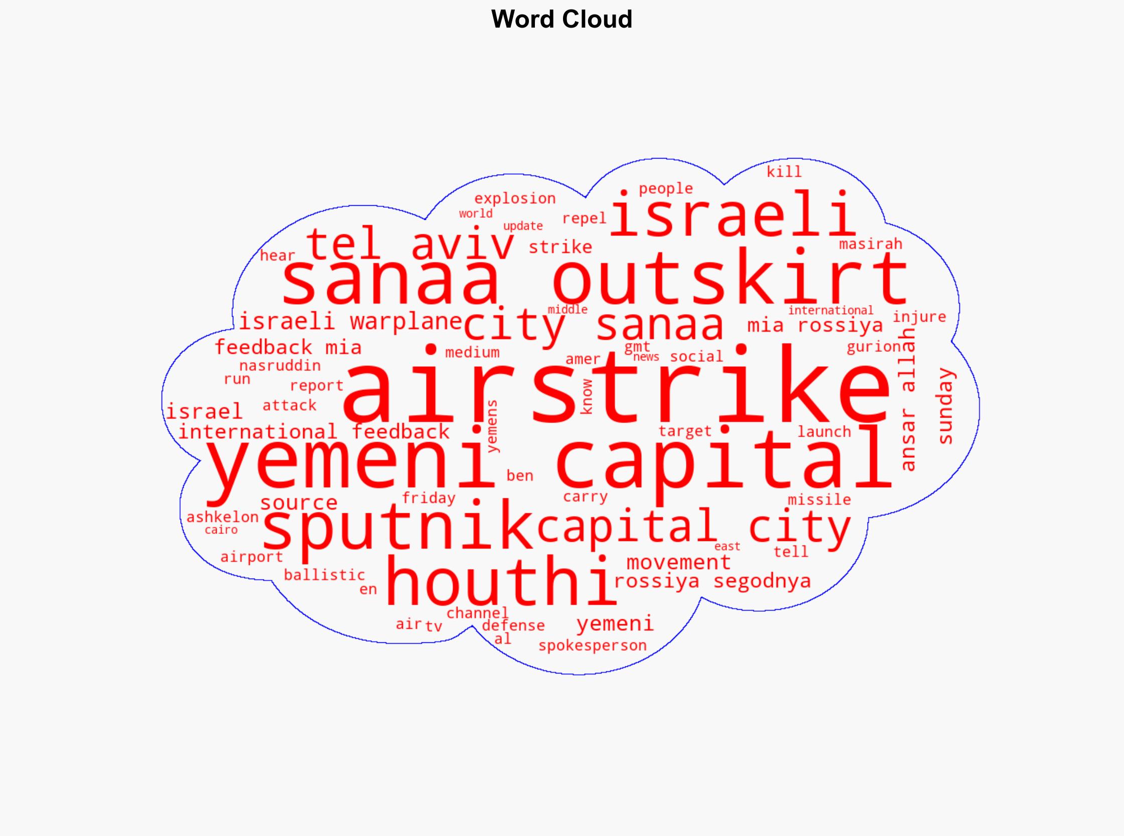 Israeli Warplanes Strike Yemeni Capital Sanaa Outskirts - Sputnikglobe.com - Image 1