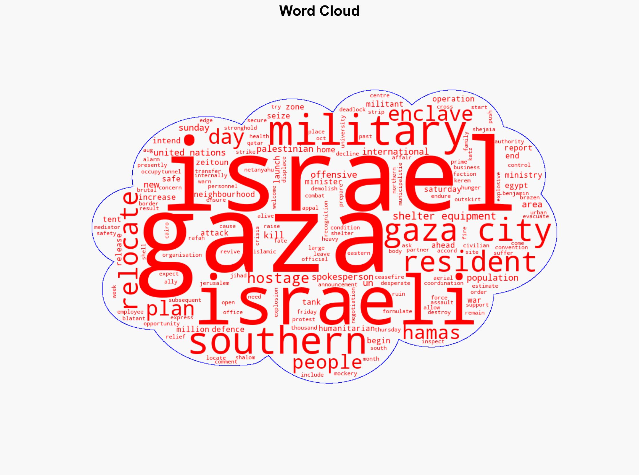 Israeli military prepares to relocate residents to southern Gaza spokesperson says - CNA - Image 1