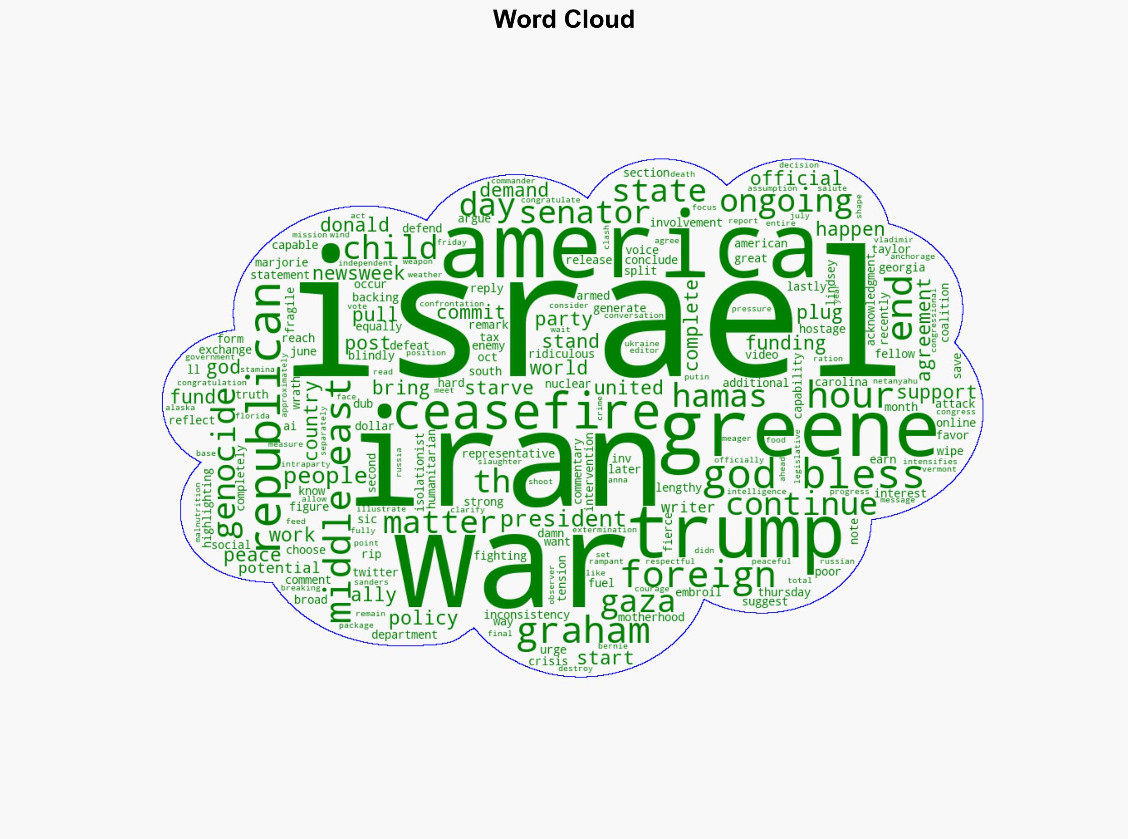 Marjorie Taylor Greene Goes Scorched Earth on Lindsey Graham Over Israel - Newsweek - Image 1