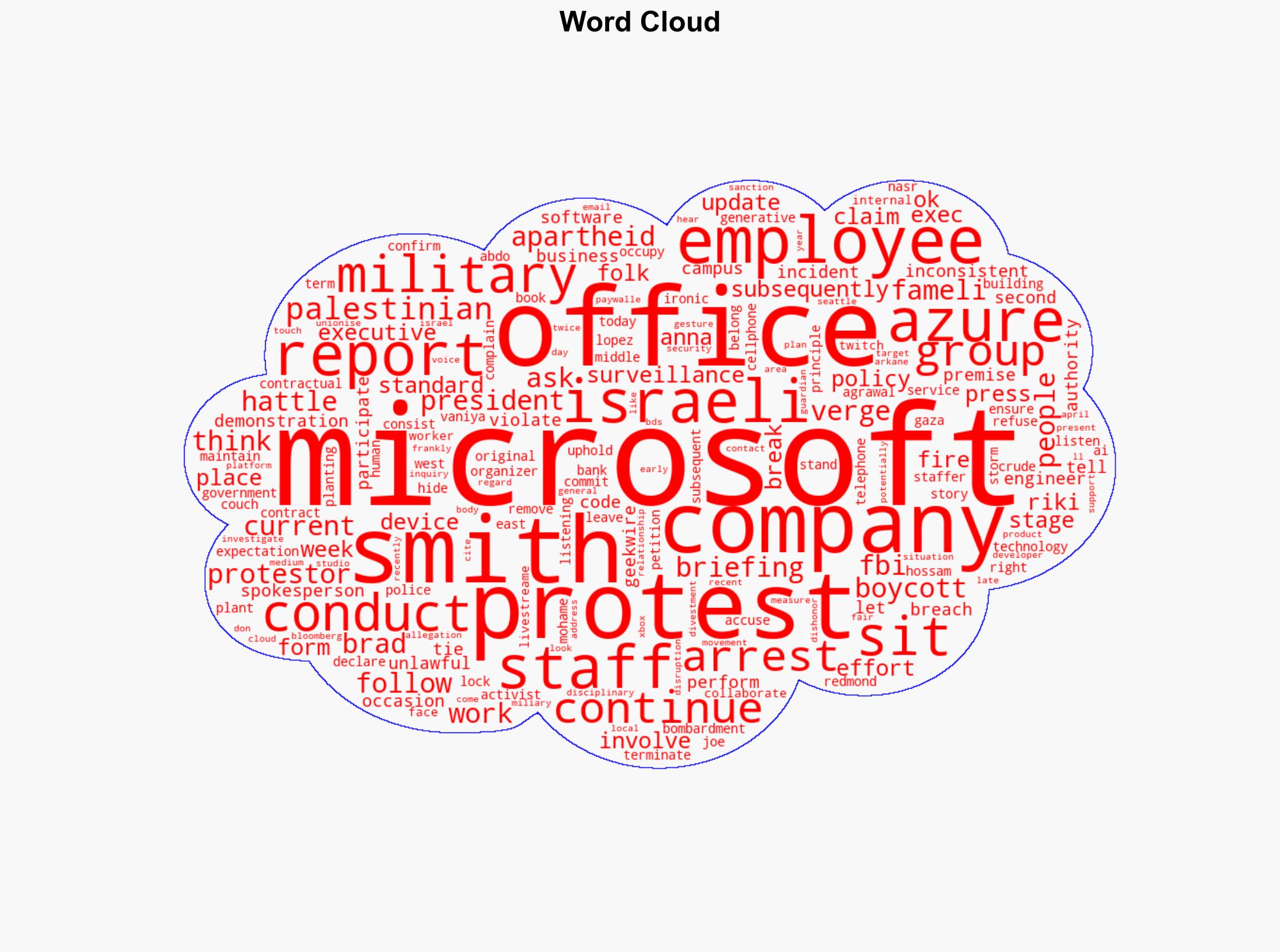 Microsoft staff perform sit-in protest in company president's office over Israeli military ties - Rock Paper Shotgun - Image 1
