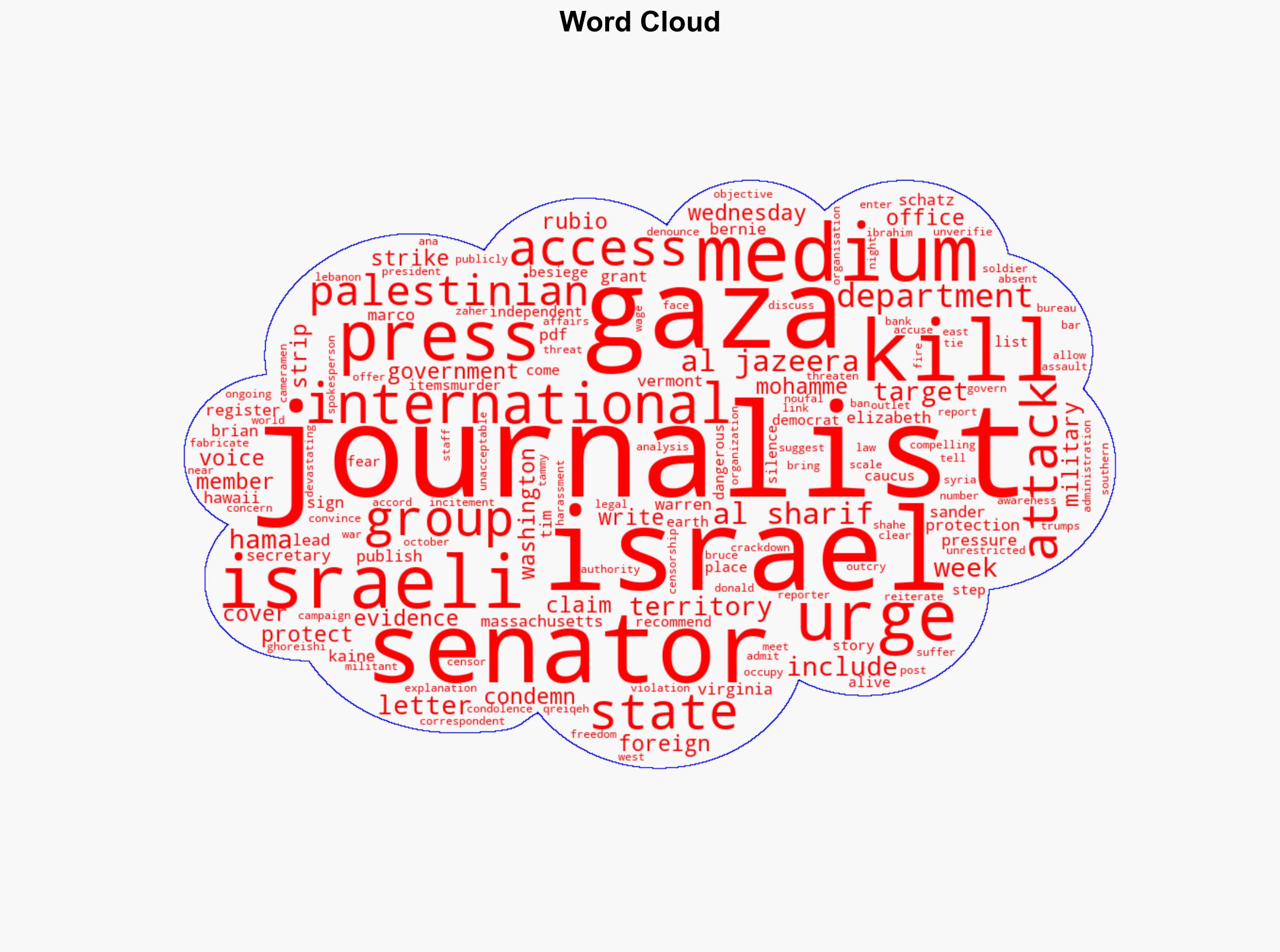 US senators urge Rubio to press Israel over journalist killings - Al Jazeera English - Image 1