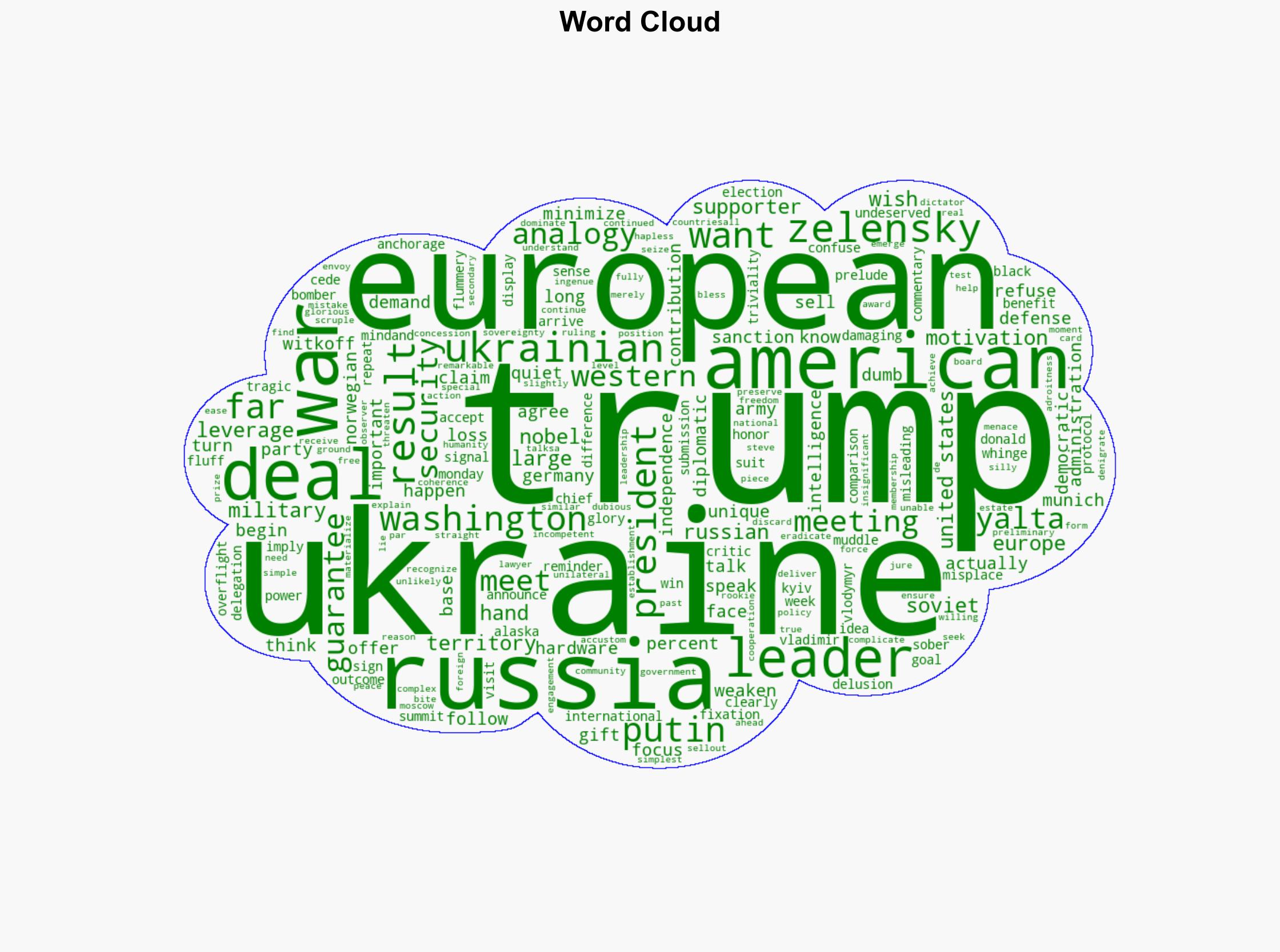 What Trump Actually Wants From a Ukraine Deal - The Atlantic - Image 1