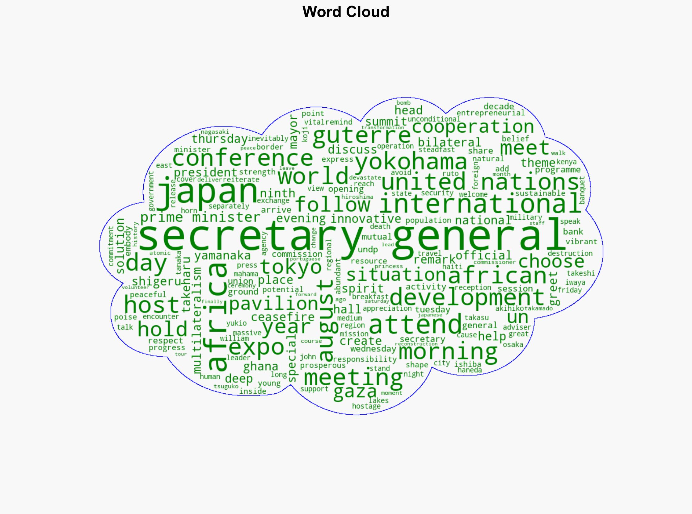 Activities of Secretary-General in Japan 19-23 August - UN News - Image 1