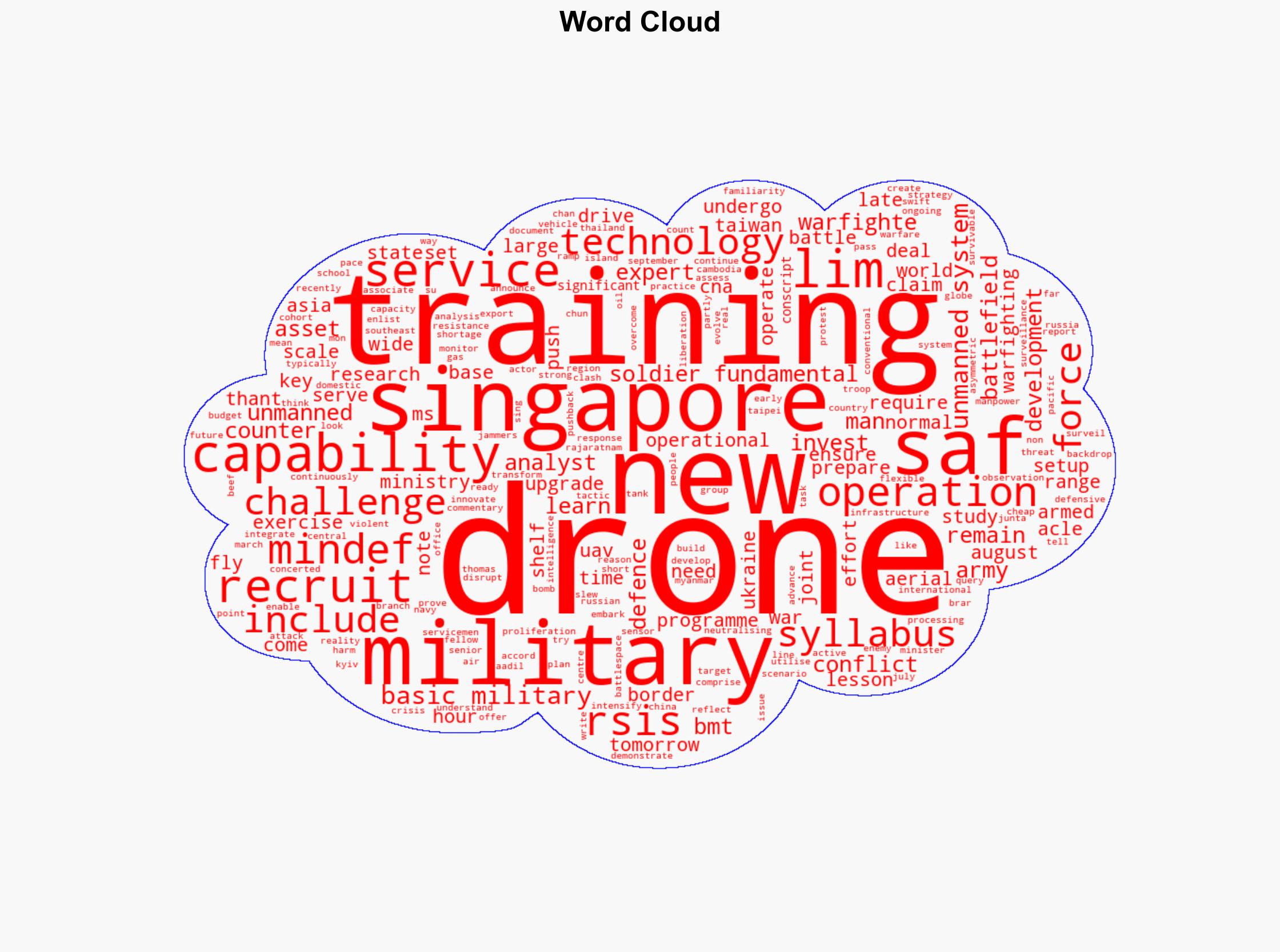 Analysis Singapore military's drone advance reflects new battlefield realities but challenges remain - CNA - Image 1
