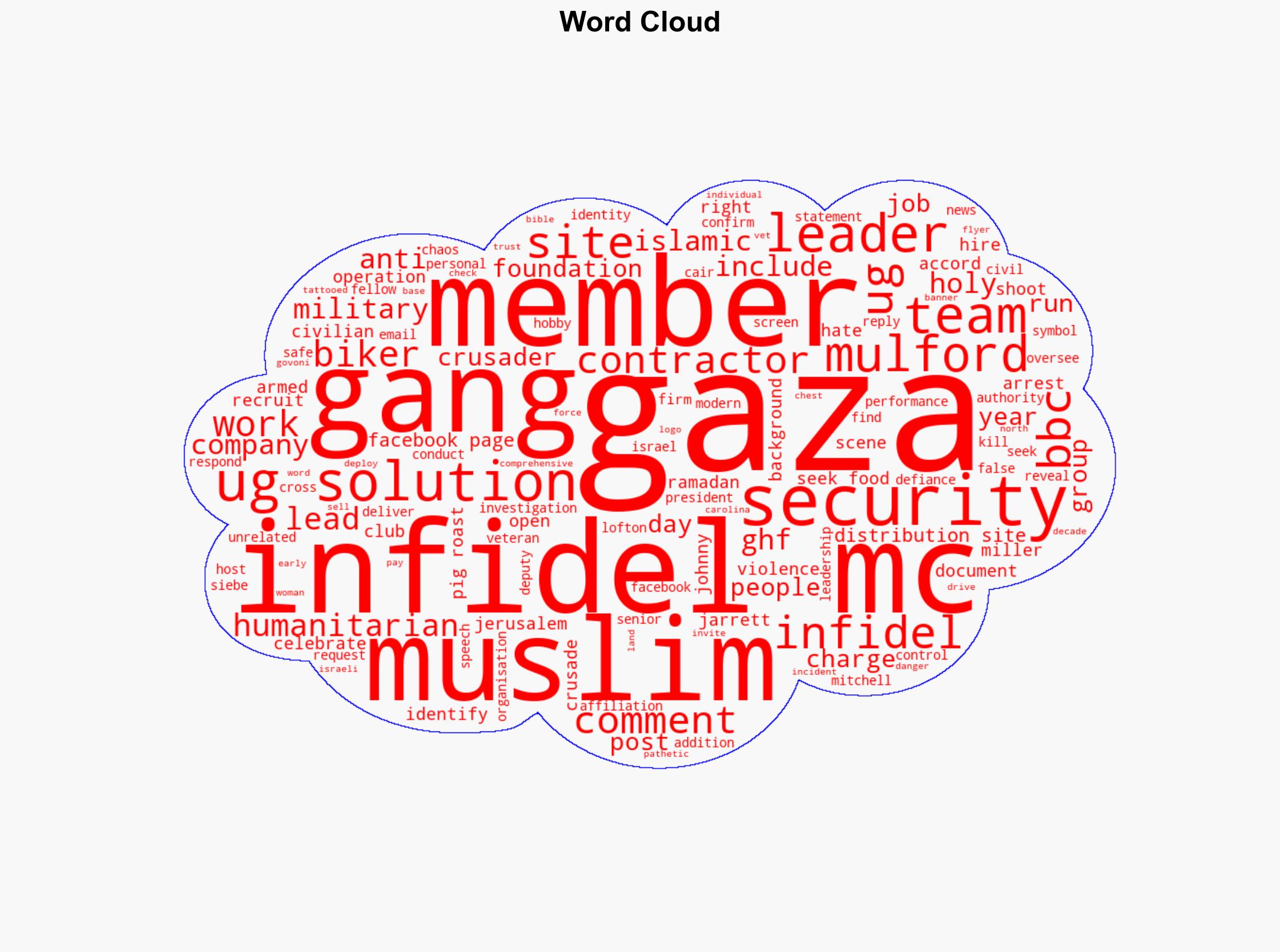 Anti-Islamic biker gang members run security at deadly Gaza aid sites - BBC News - Image 1