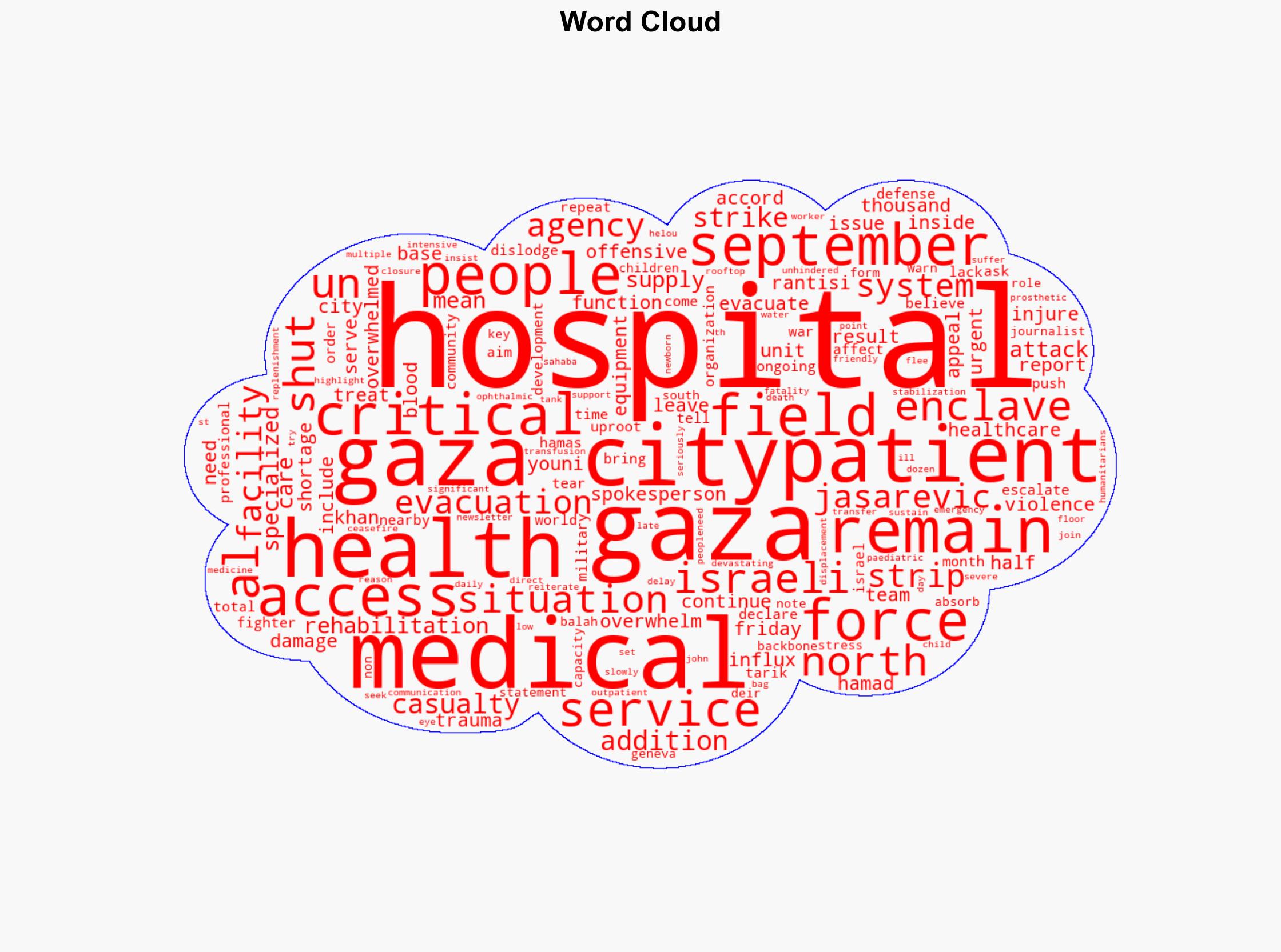 Gaza Four more hospitals shut amid ongoing Israeli offensive - Globalsecurity.org - Image 1