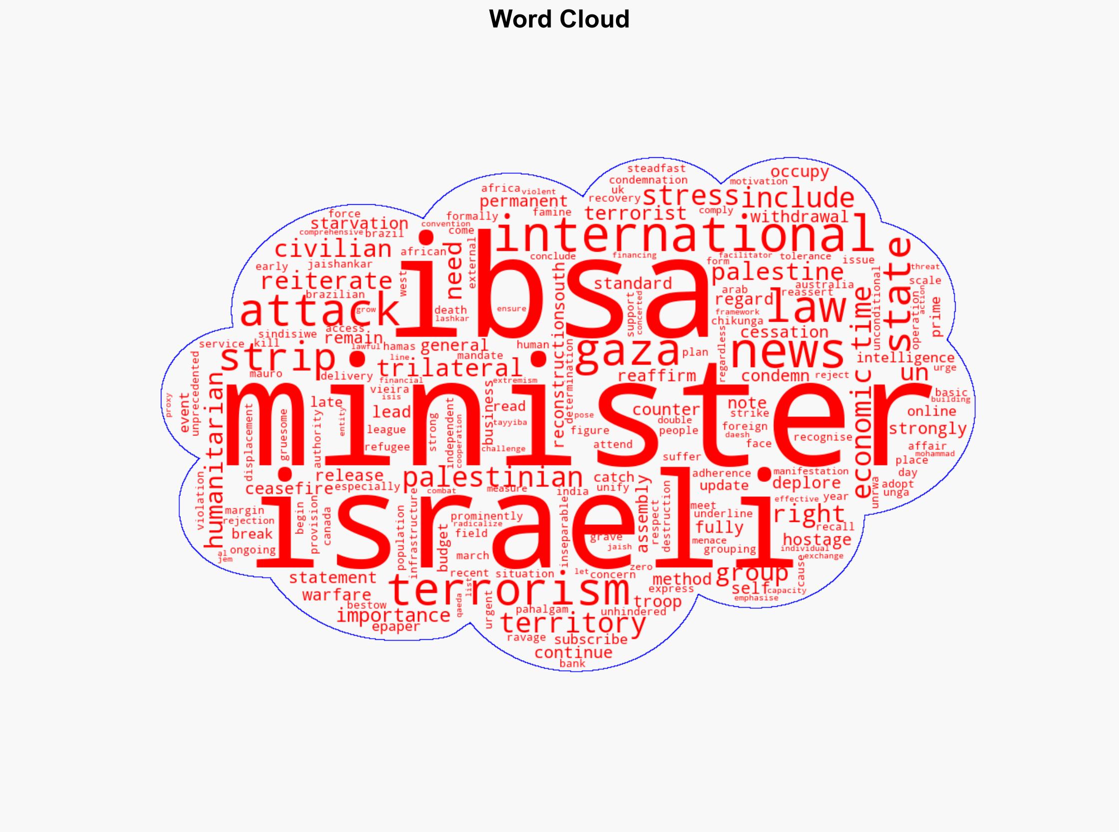 IBSA strongly condemns Israeli attack on Gaza deplores 'use of starvation' as method of warfare - The Times of India - Image 1