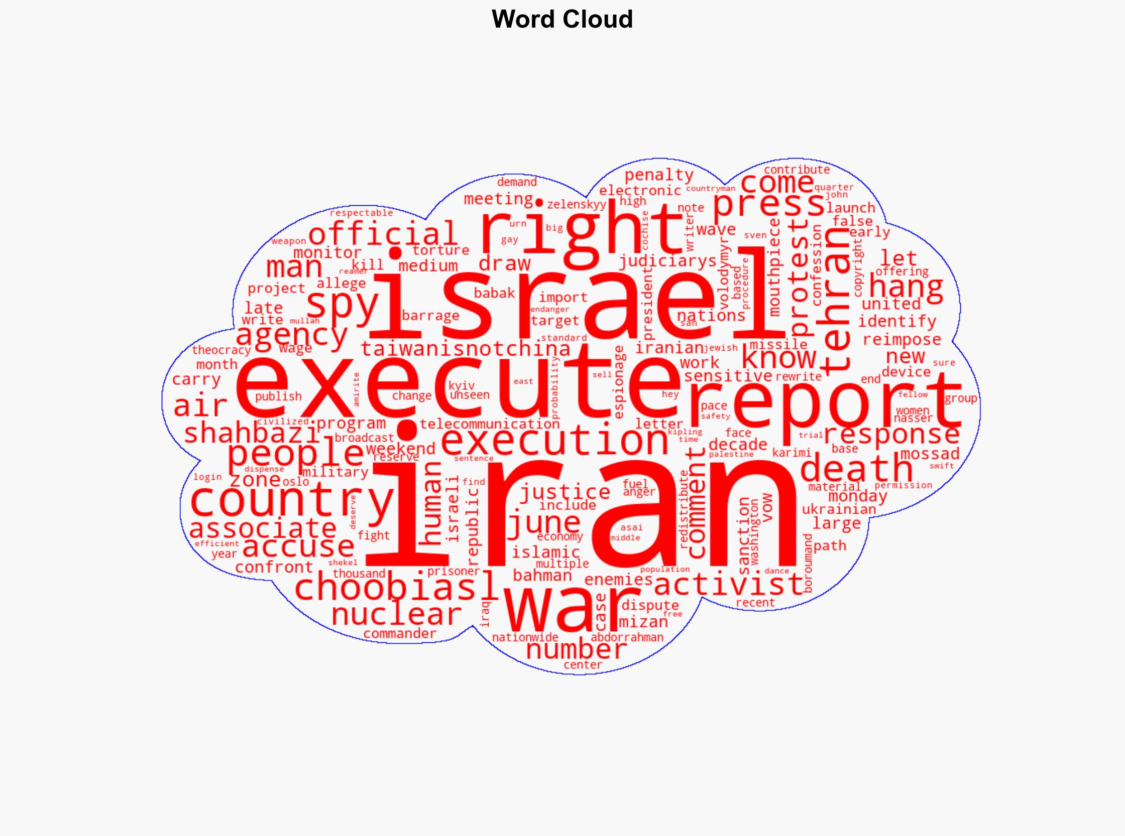 Iran hangs man it accuses of spying for Israel as Tehran continues wave of executions - Japan Today - Image 1