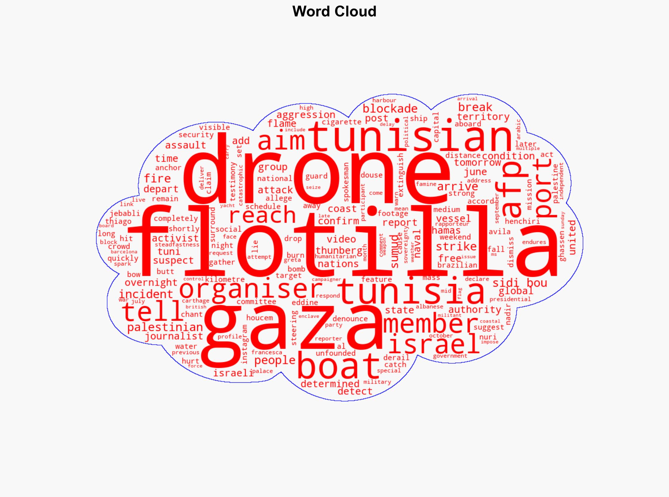 No drones detected after Gaza flotilla fire - authorities - RTE - Image 1