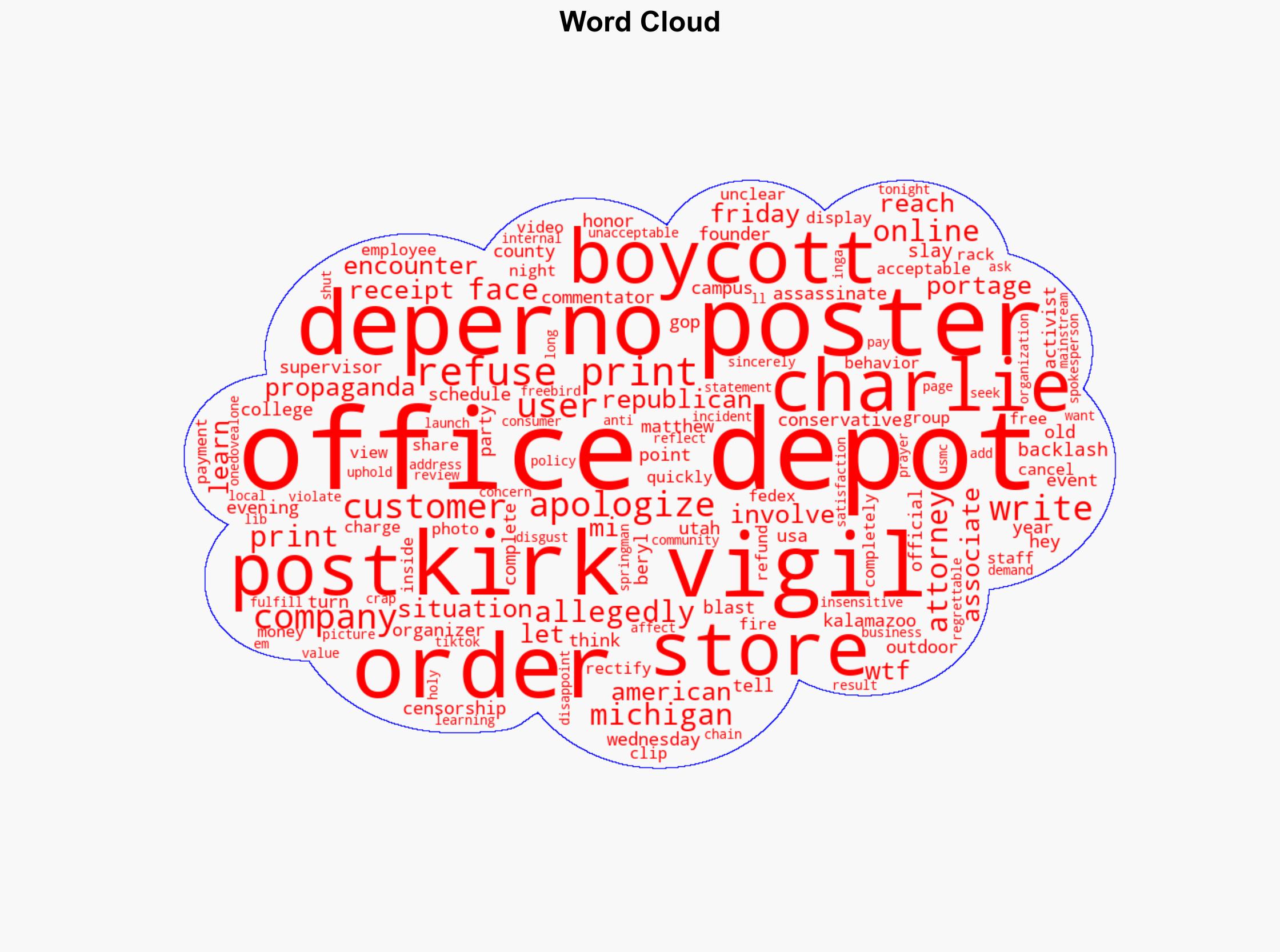 Office Depot facing boycott calls after Michigan store allegedly refused to print poster for Charlie Kirk vigil - New York Post - Image 1