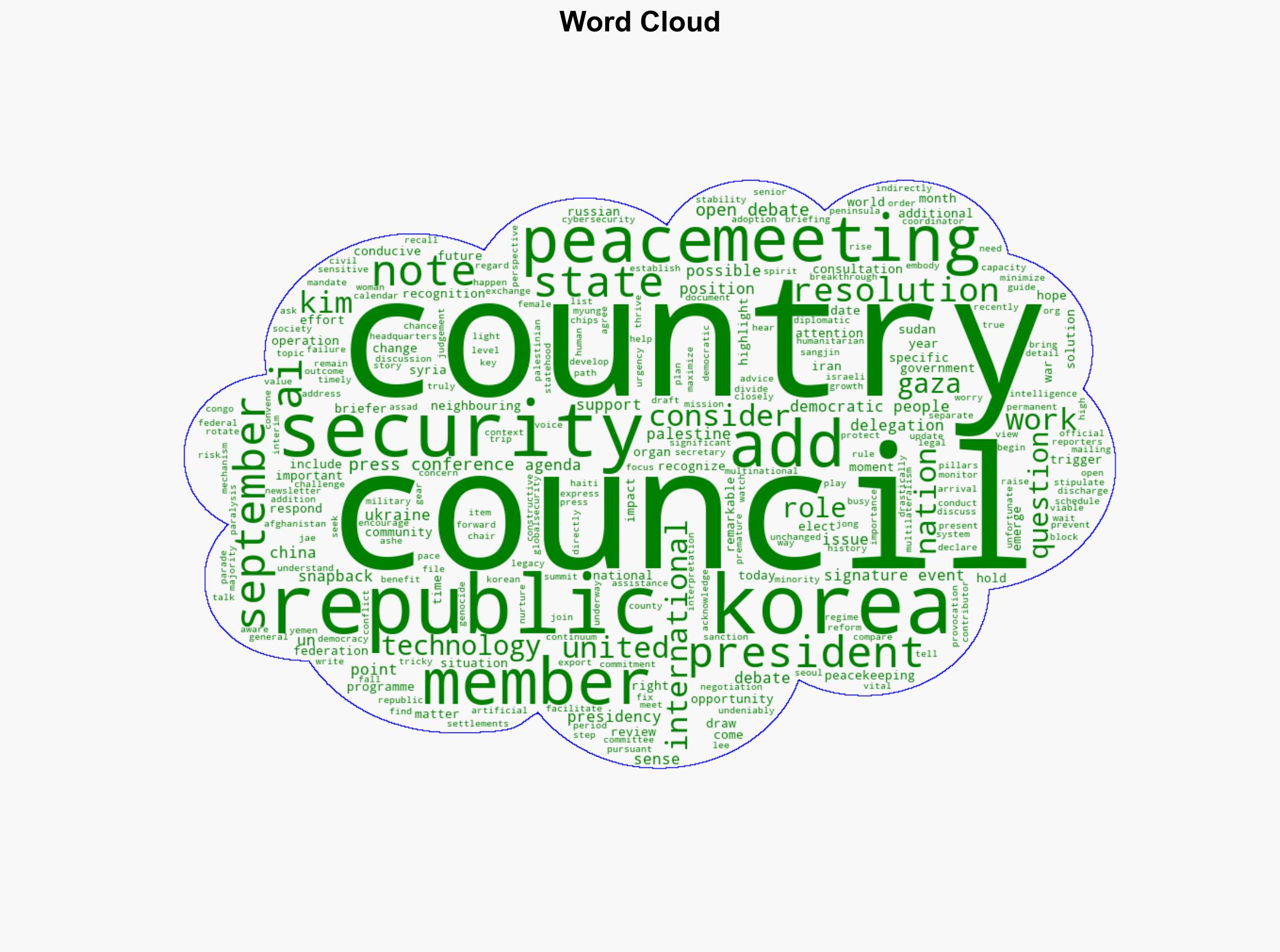 Press Conference by Security Council President on Programme of Work for September - Globalsecurity.org - Image 1