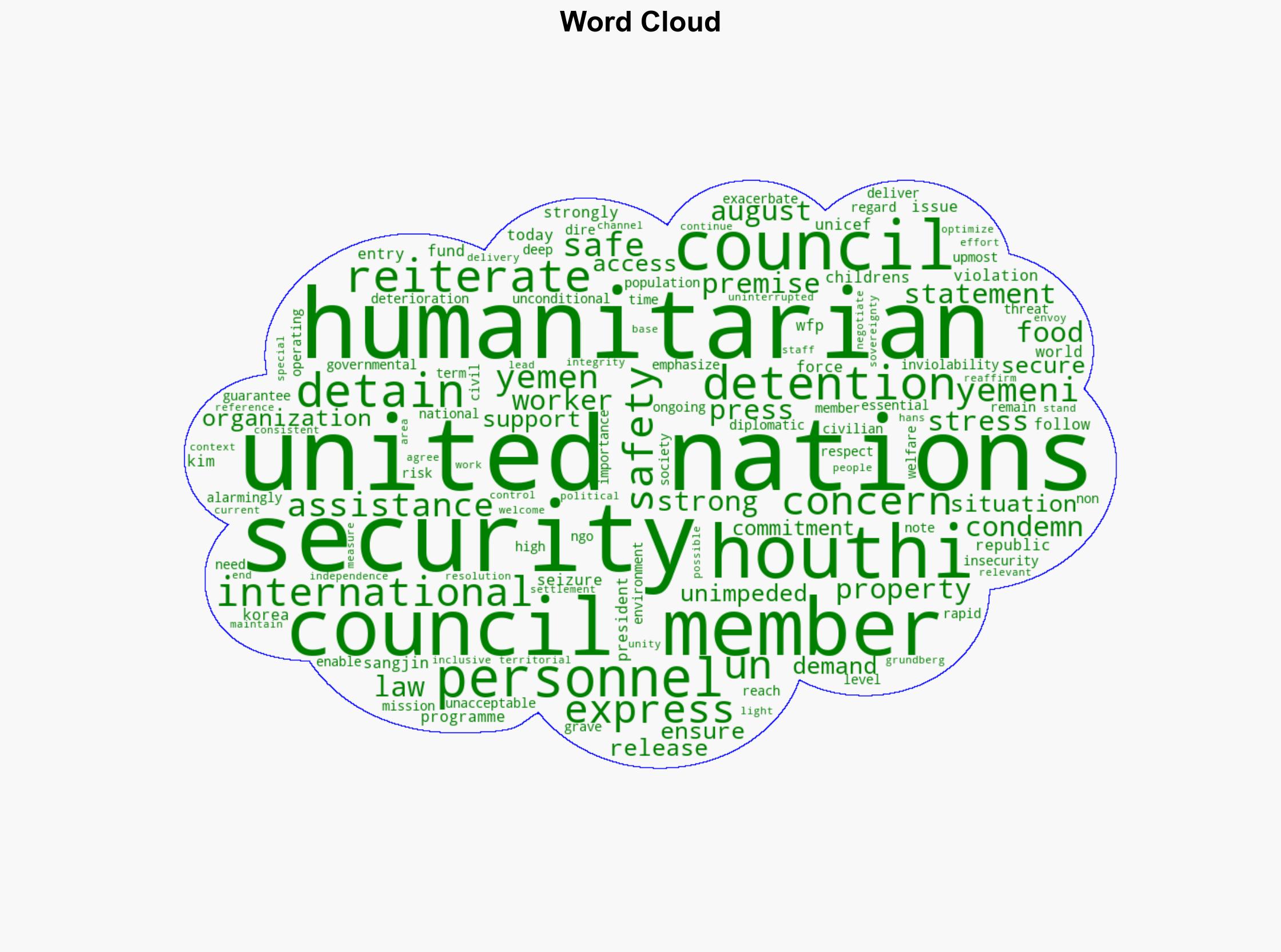 Security Council Press Statement on Houthi Detention of United Nations Workers - UN News - Image 1
