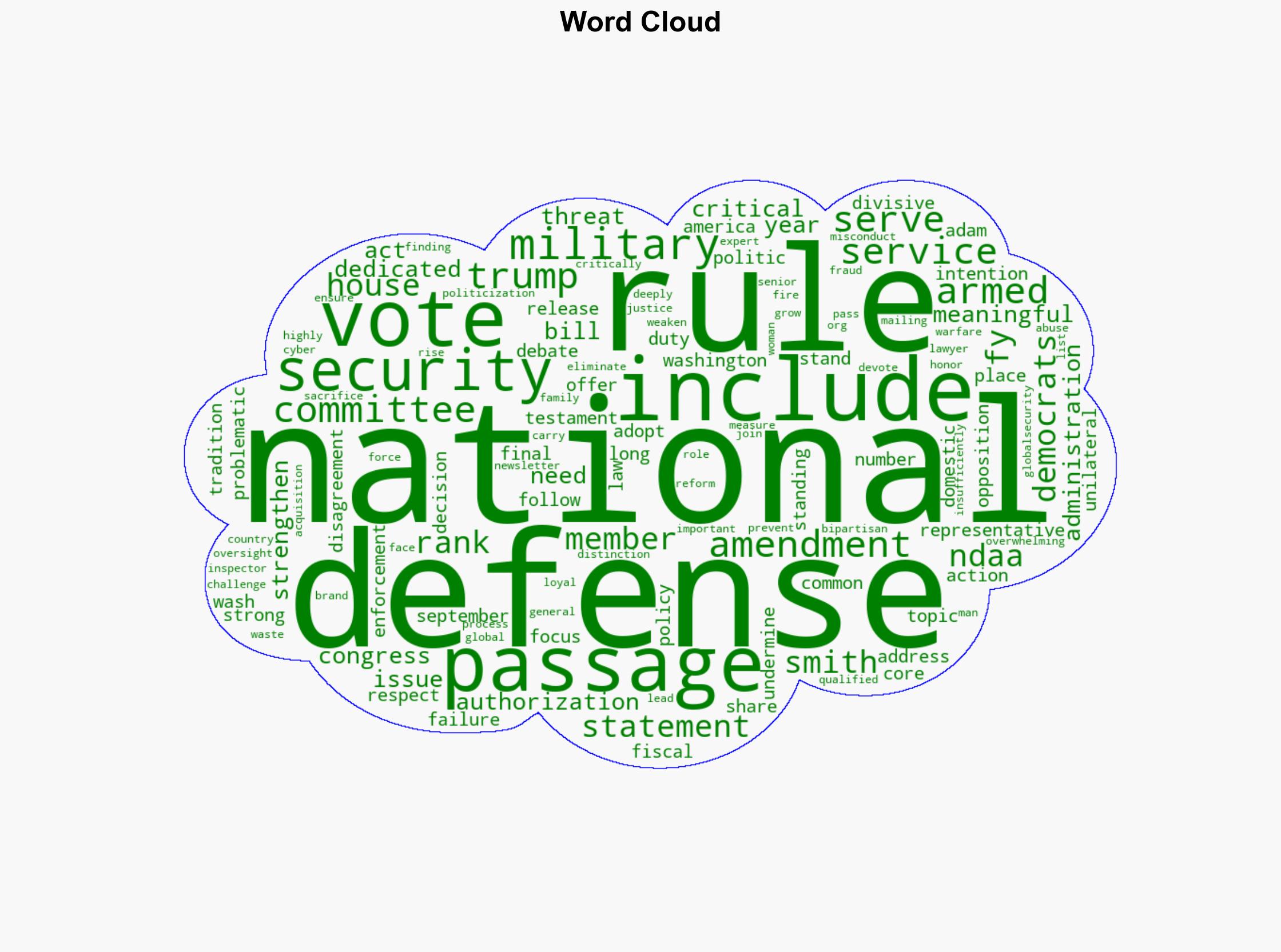 Smith Statement on Voting Against FY26 NDAA - Globalsecurity.org - Image 1