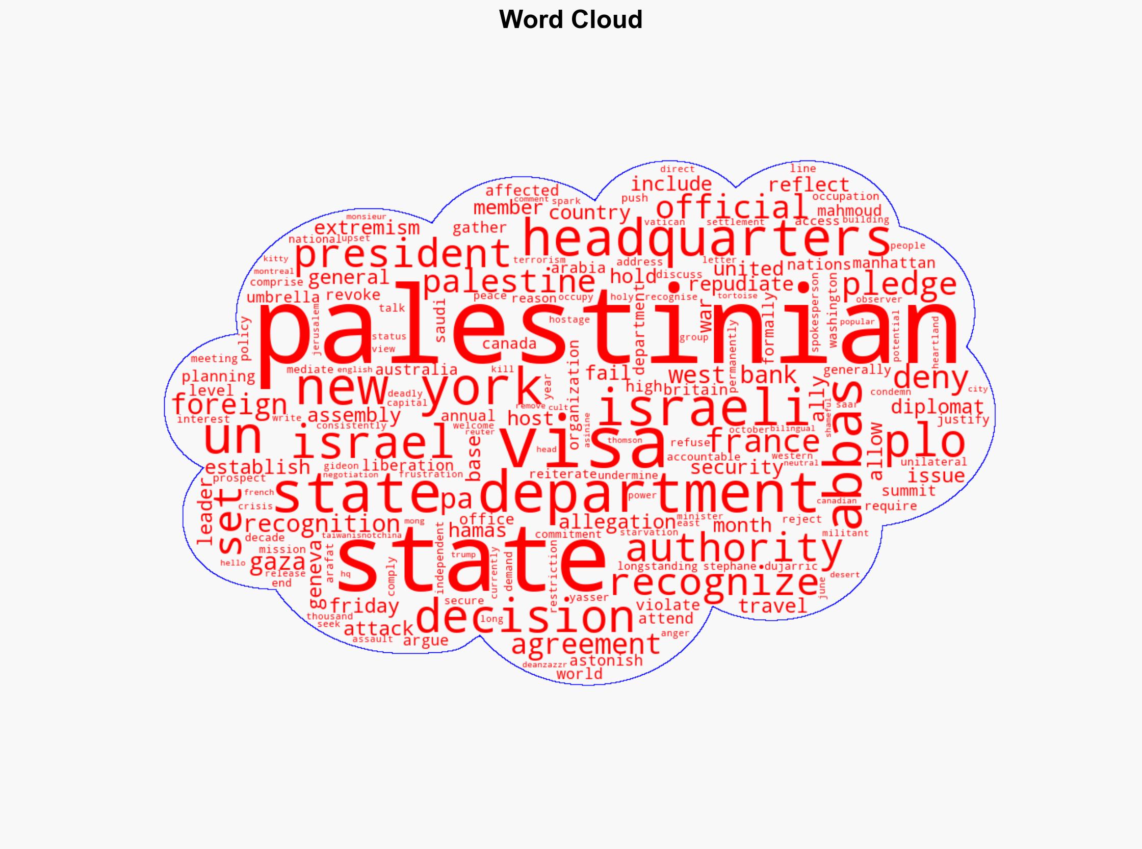 US bars Palestinian leader Abbas from UN as allies pledge statehood - Japan Today - Image 1