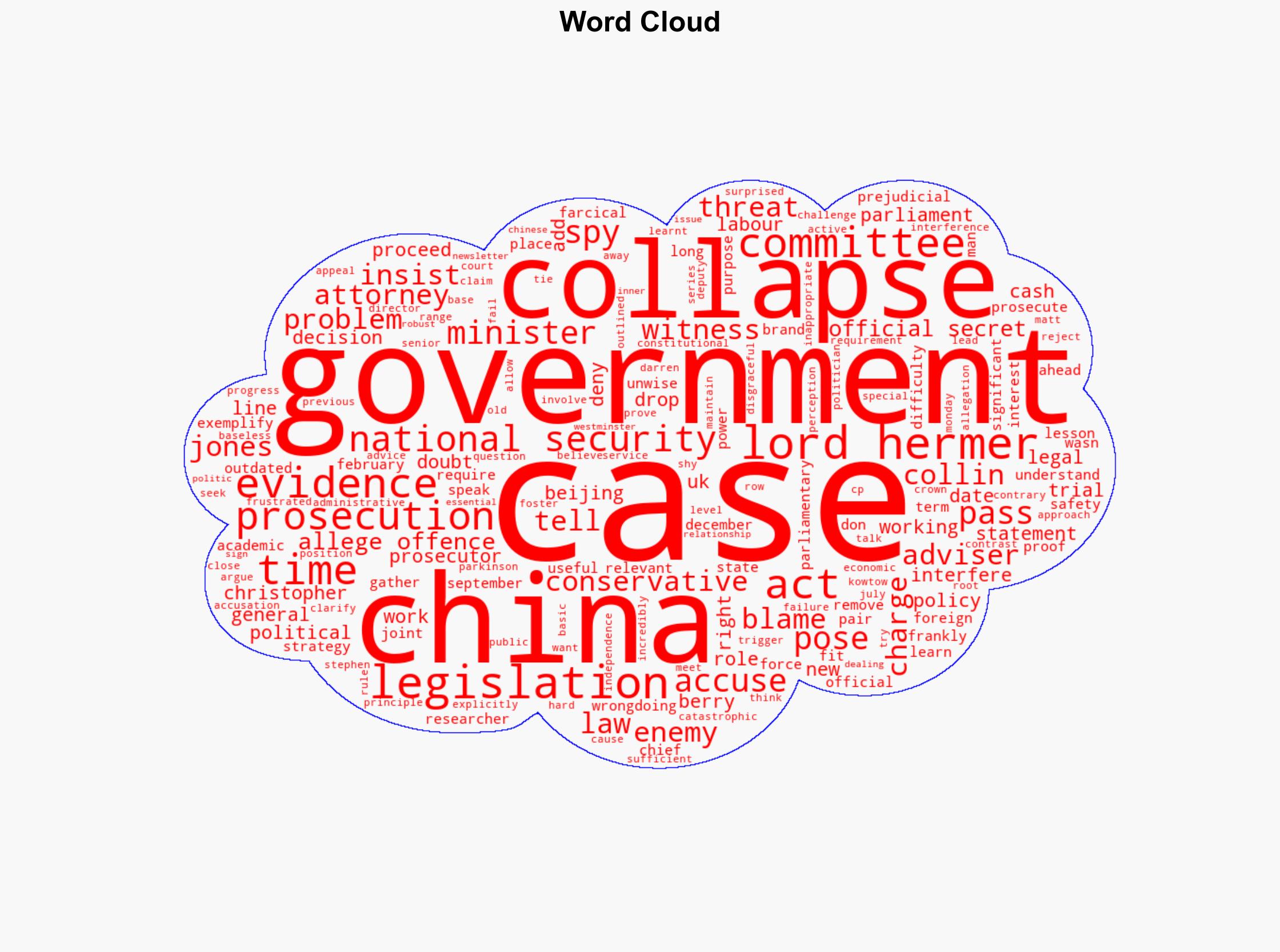 Attorney general blames outdated law for collapse of China spy case - BBC News - Image 1