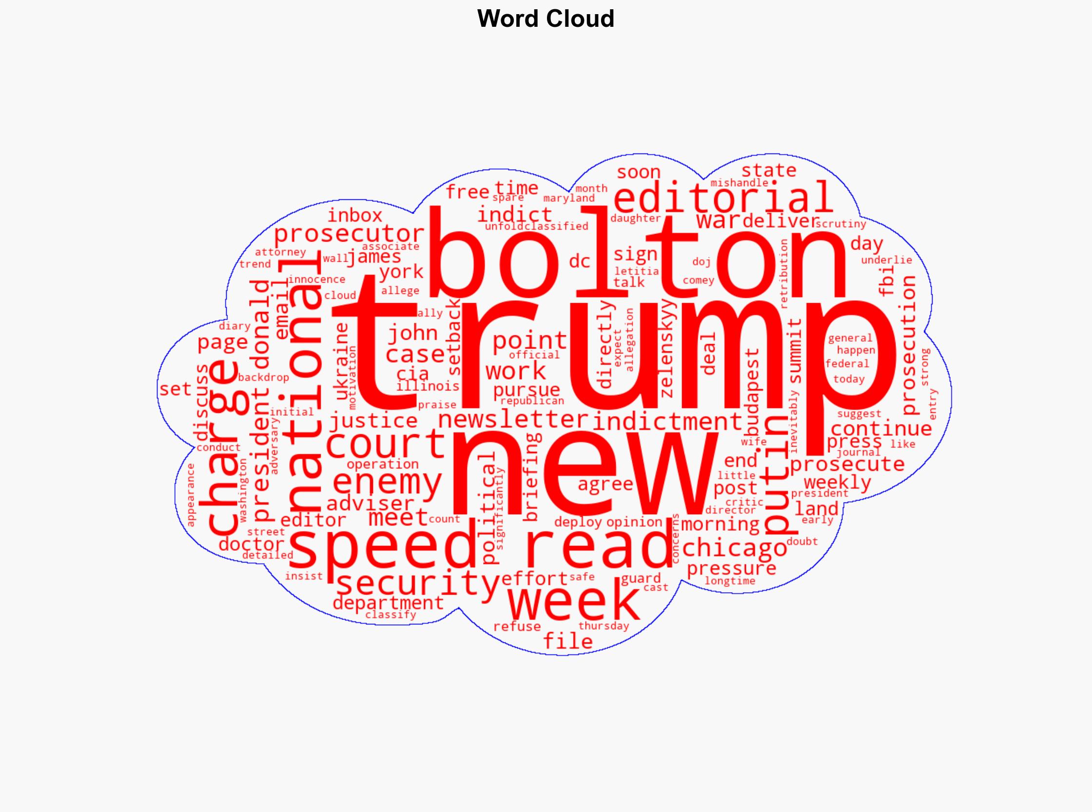 DOJ indicts John Bolton over classified files - The Week Magazine - Image 1