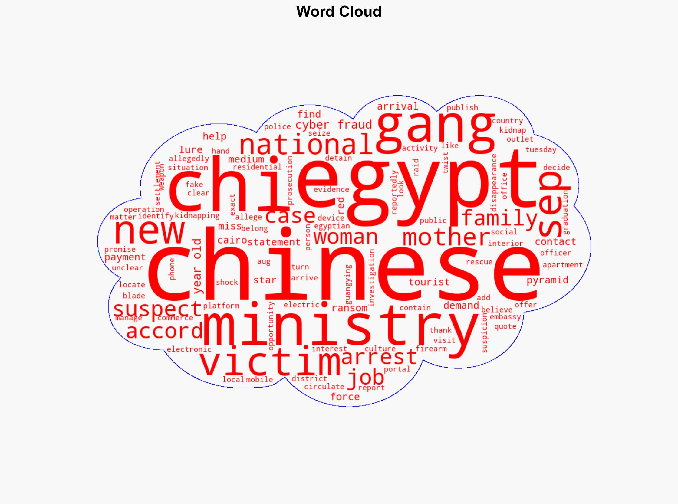 Missing Chinese tourist in Egypt turns out to be cyber fraud suspect - CNA - Image 1