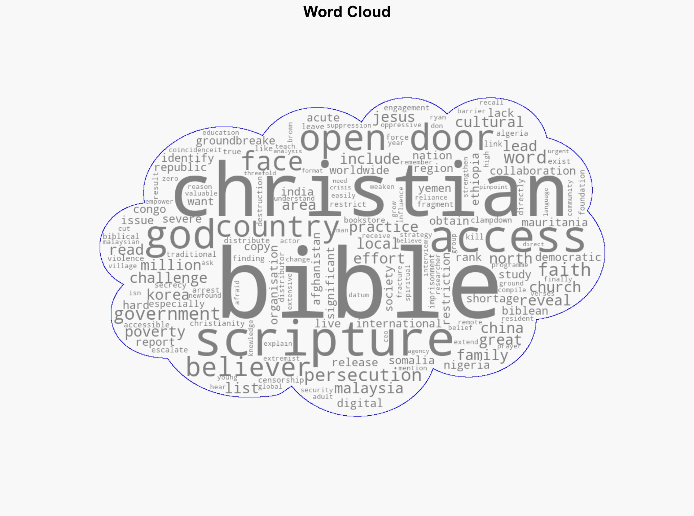 New report maps places with no access to Bible - Christiantoday.com - Image 1